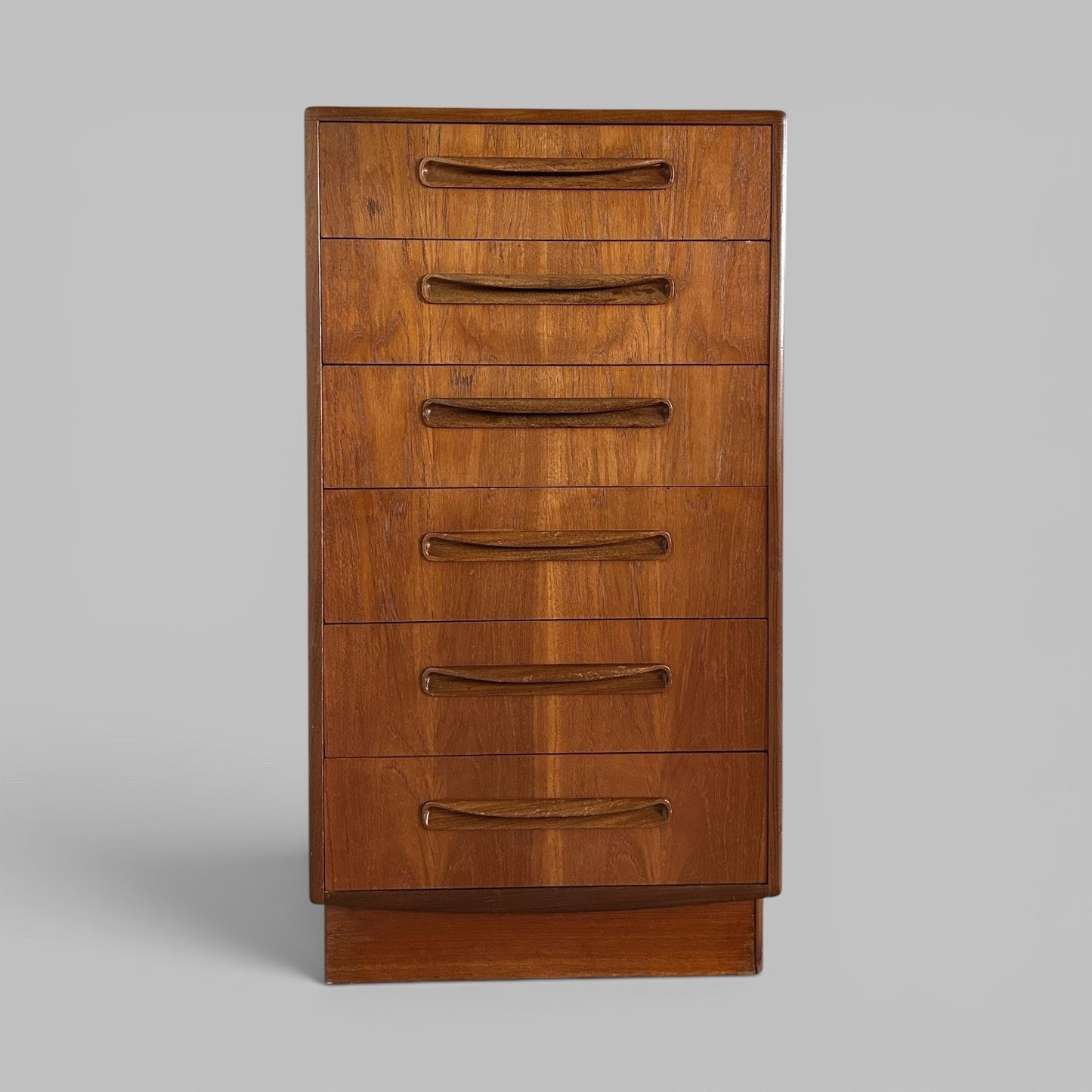 G Plan Teak Fresco 6 Drawer Tallboy Chest of Drawers Vintage Retro Mid Century