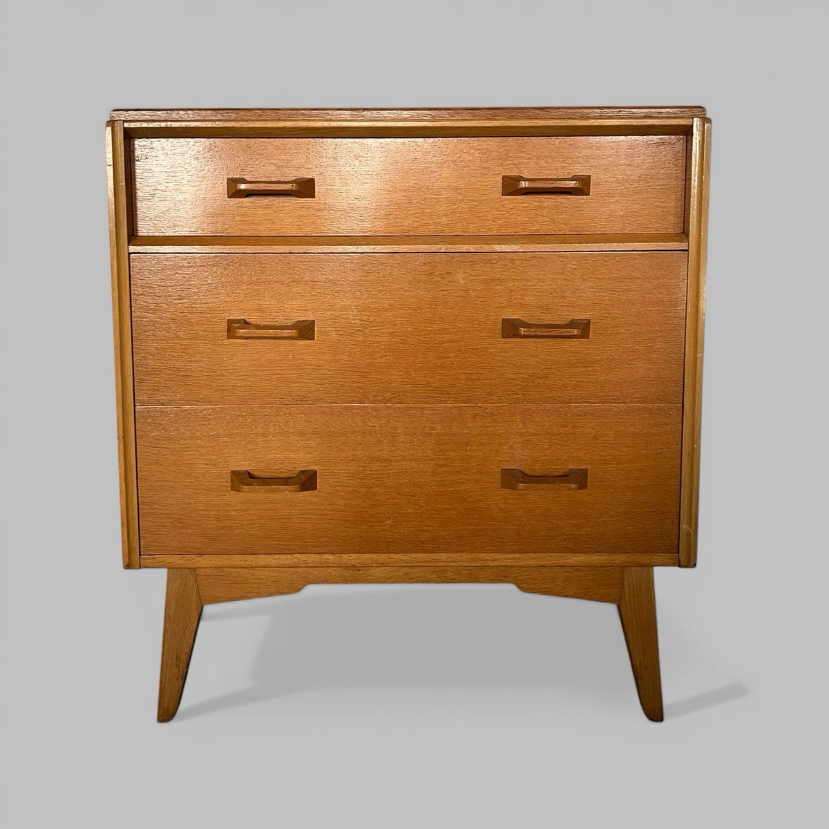 G Plan Brandon Teak Chest of Drawers Mid Century 3 Drawer