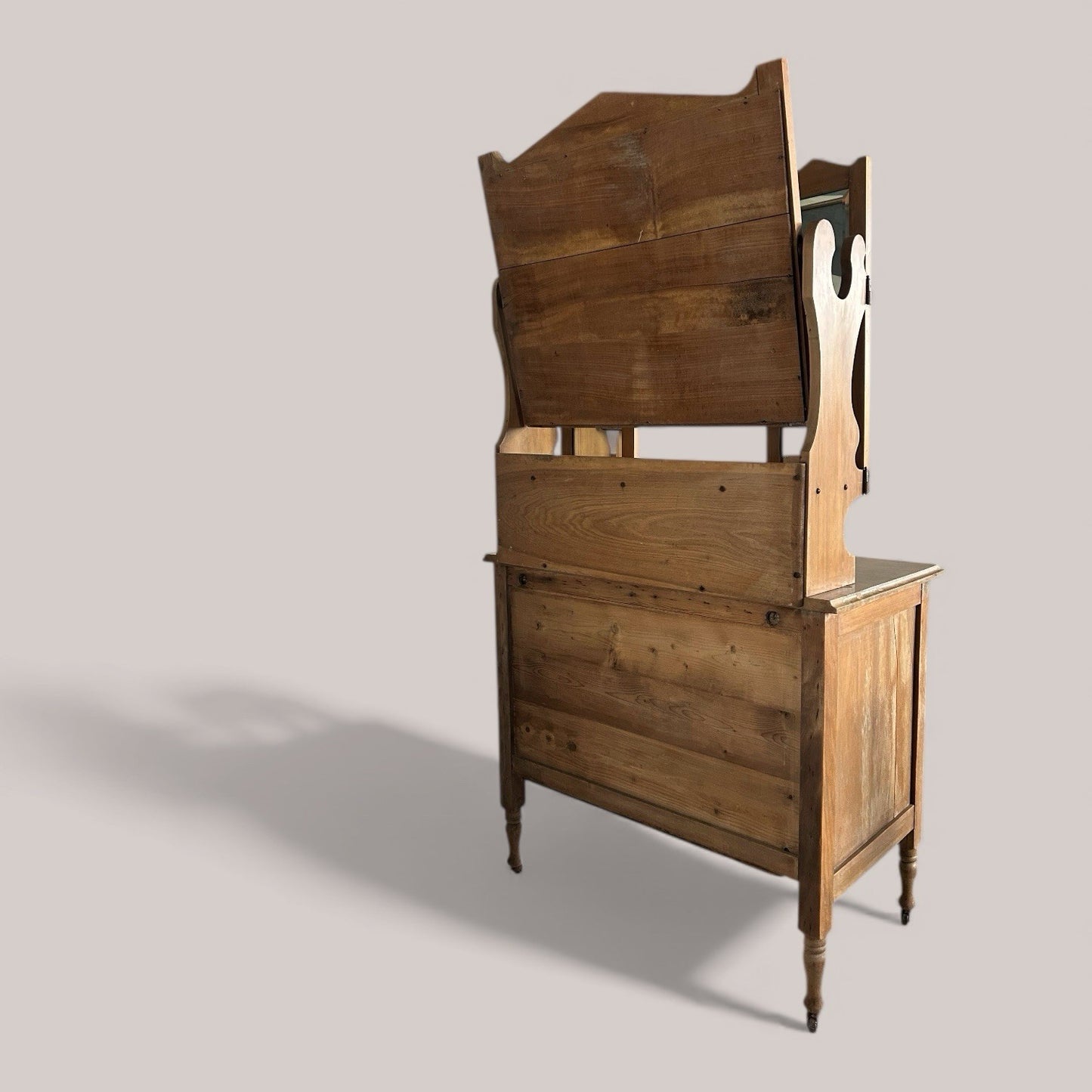 Edwardian Dresser with Triple Mirror. Great patina