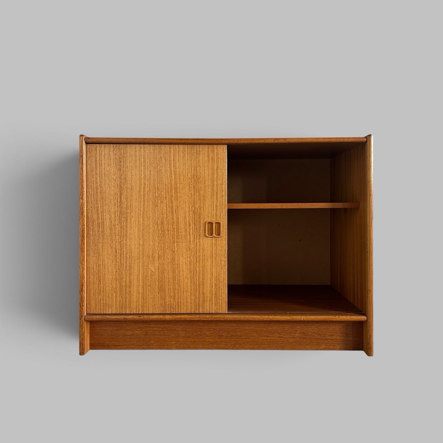 Swedish Teak Sliding Door Cupboard