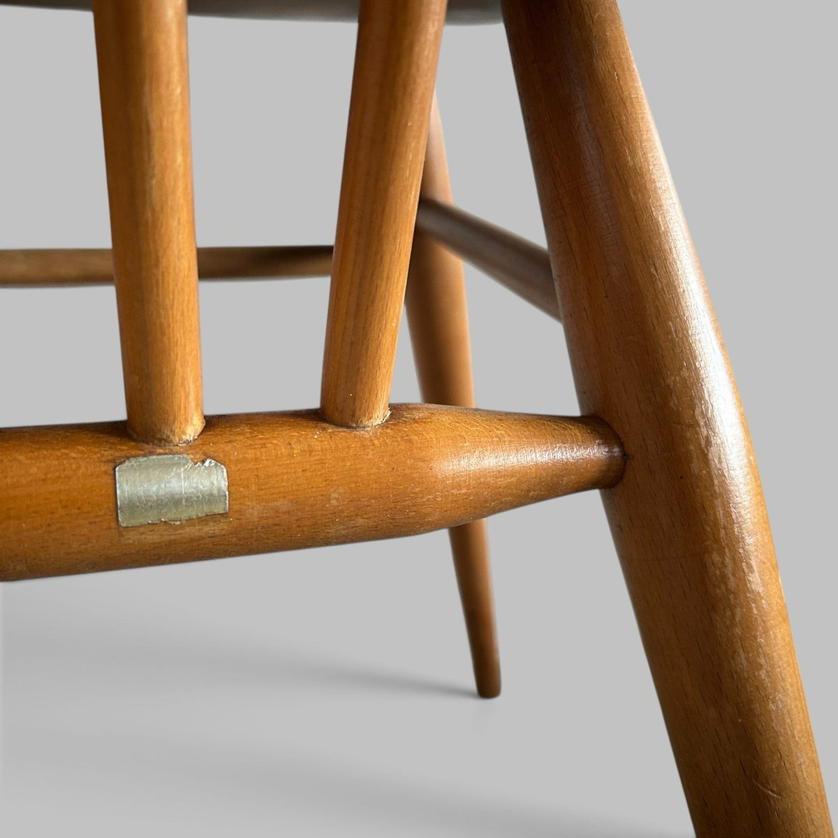 Pair of 1960s Ercol Model 391 Windsor Dining Chairs