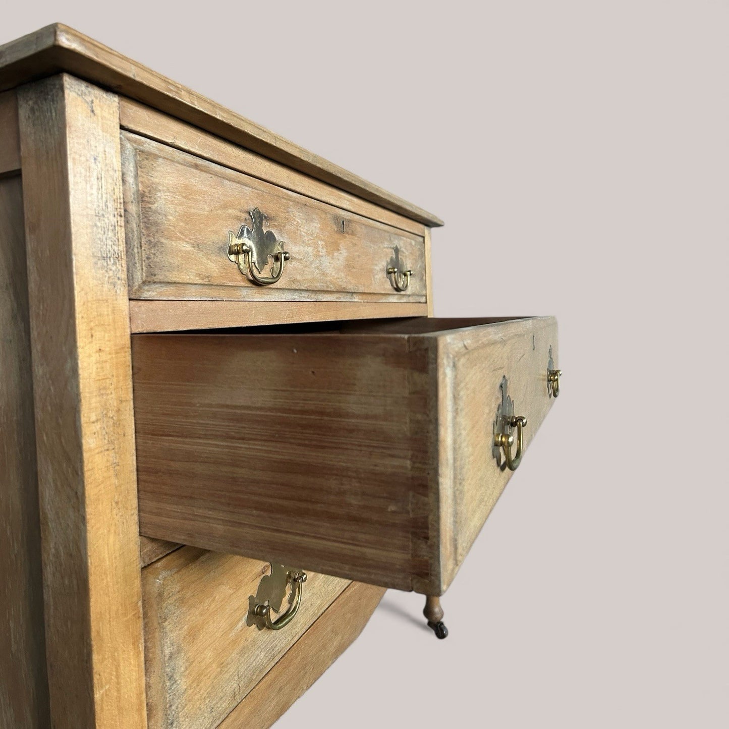 Edwardian Dresser with Triple Mirror. Great patina