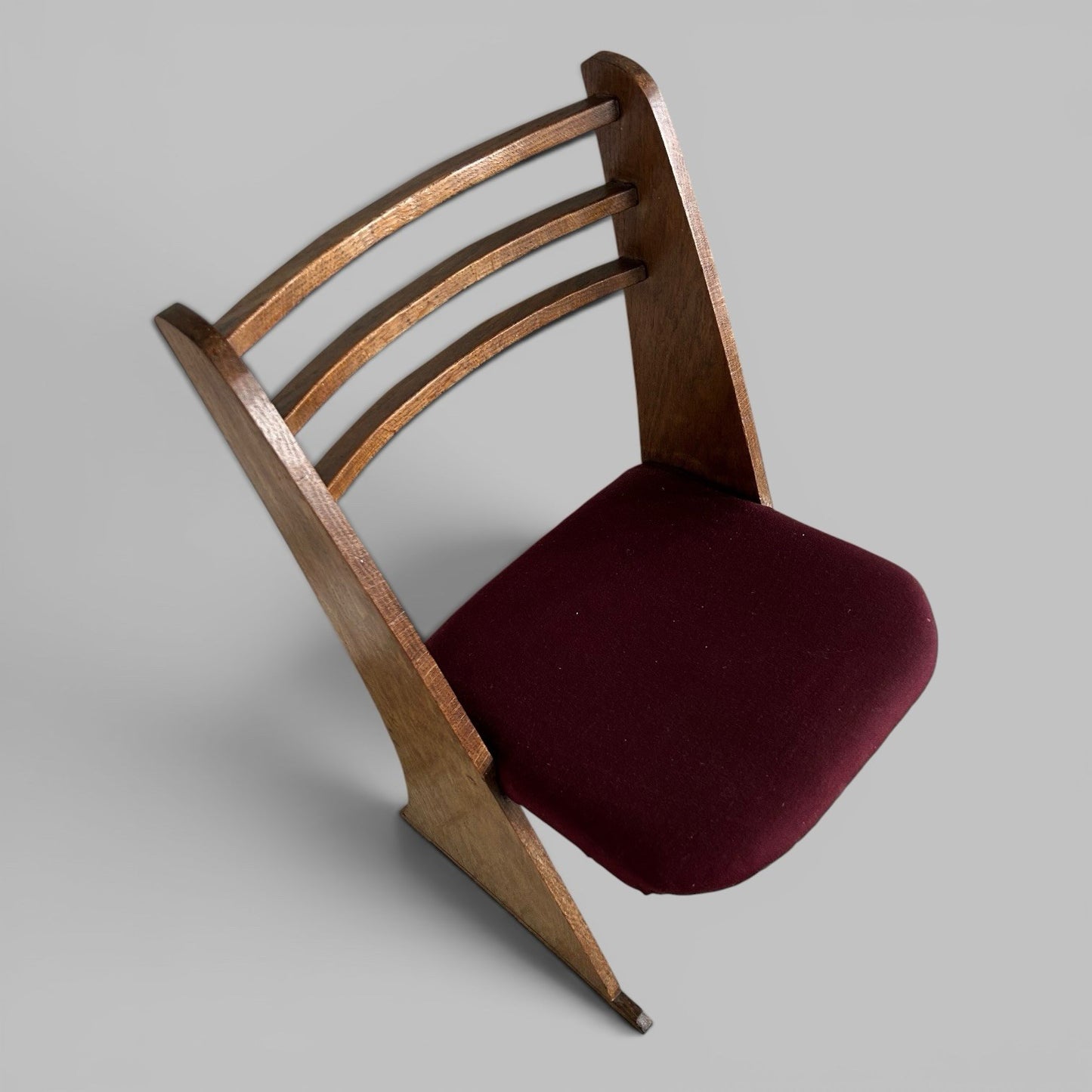 Solid Oak Folk Art / Apprentice-Made Chair