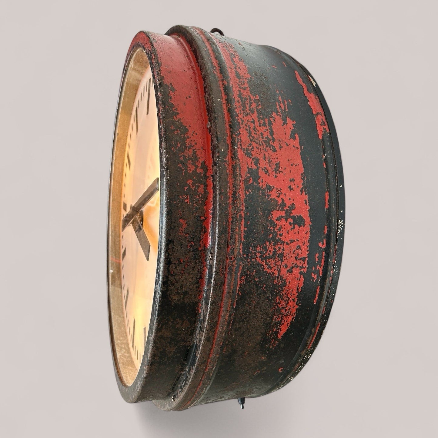 Large vintage station clock