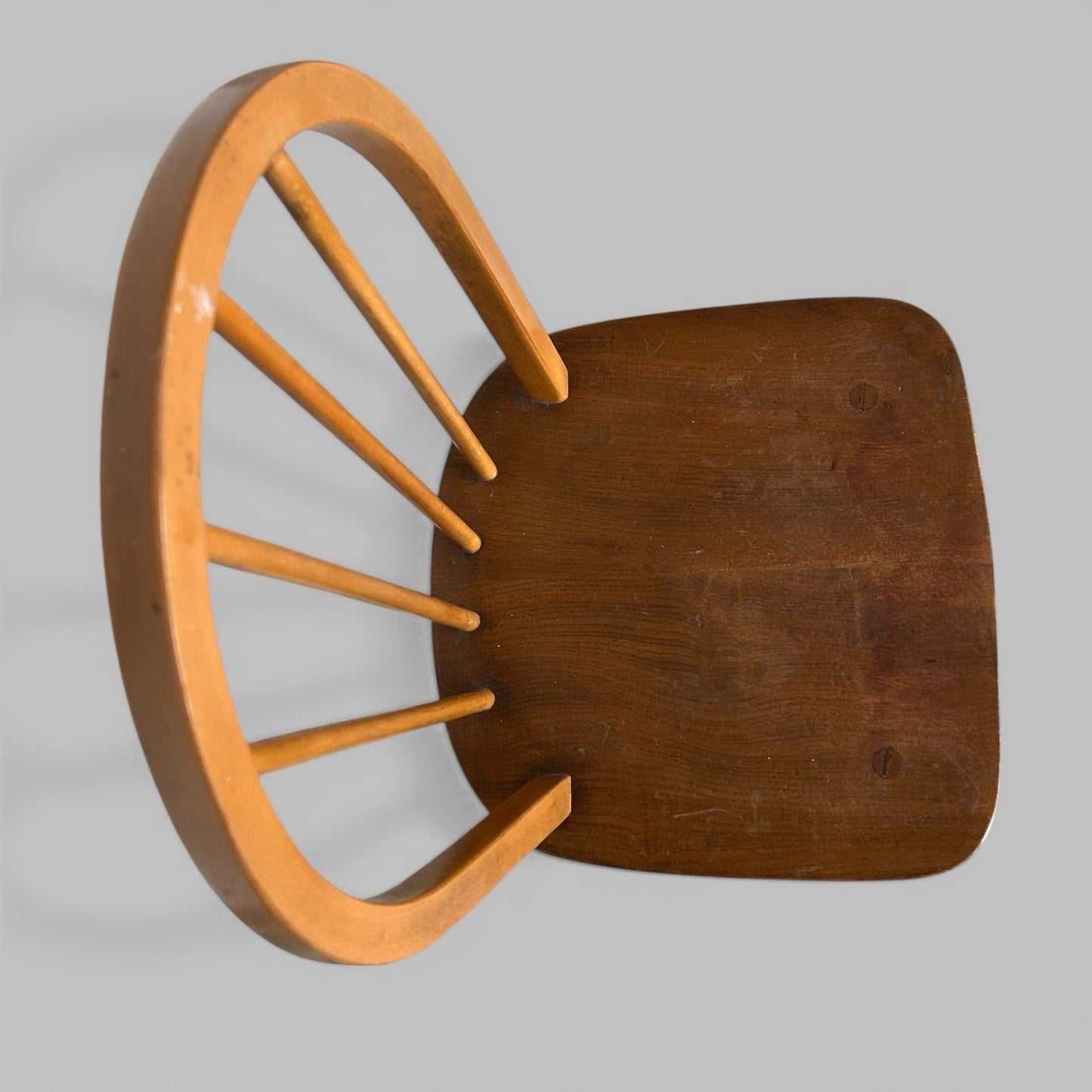 Ercol Windsor Blonde Dining Chair – Mid Century Elm Beech Chair