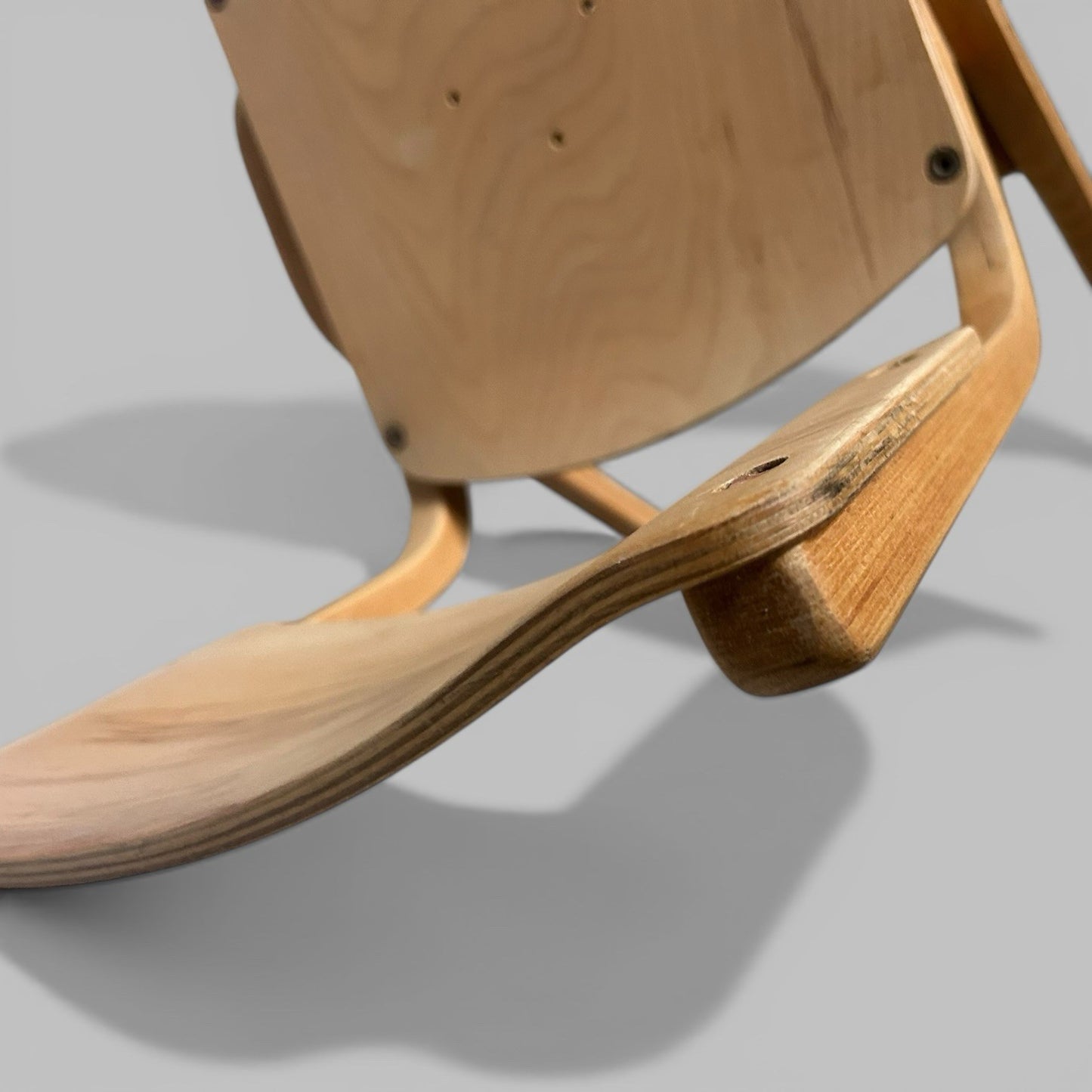 Pair of Bentwood Stacking School Chairs
