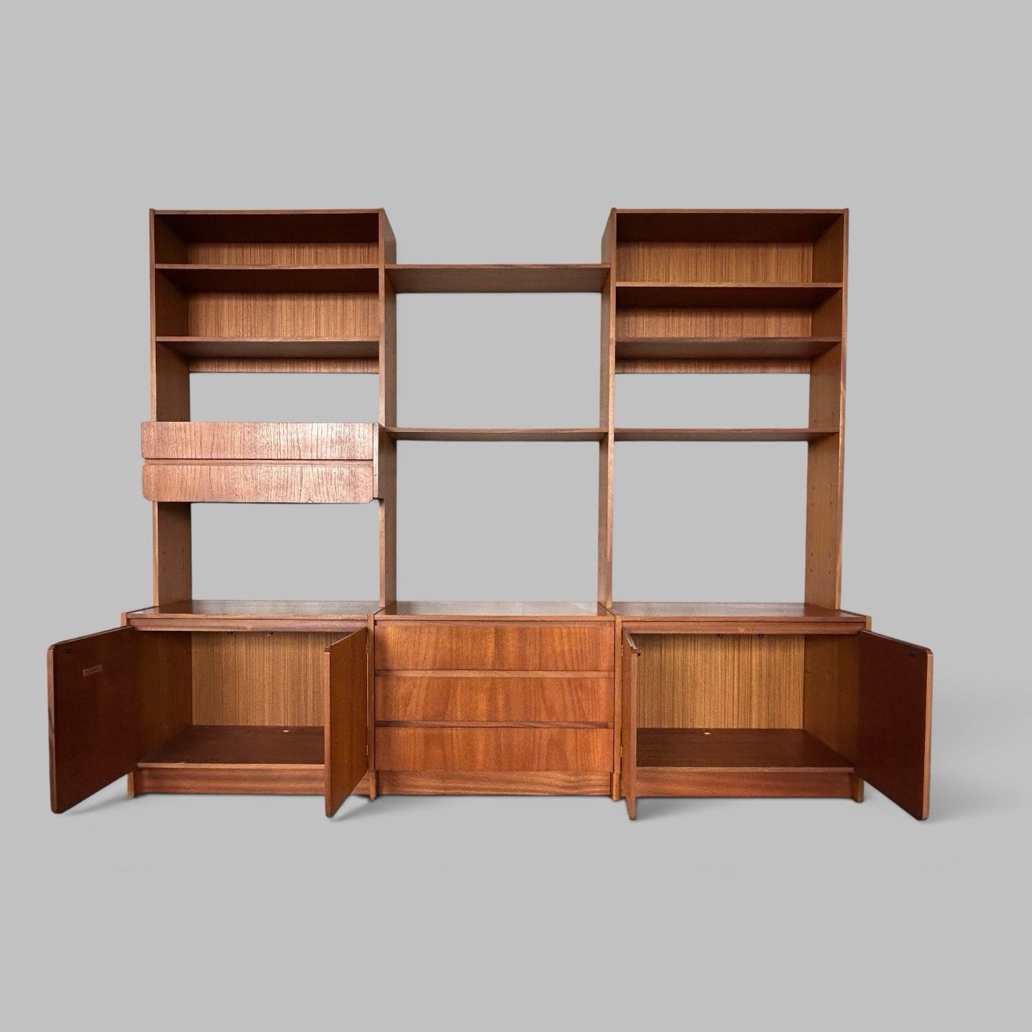 McIntosh Modular Teak Wall Unit & Sideboard System – 1971