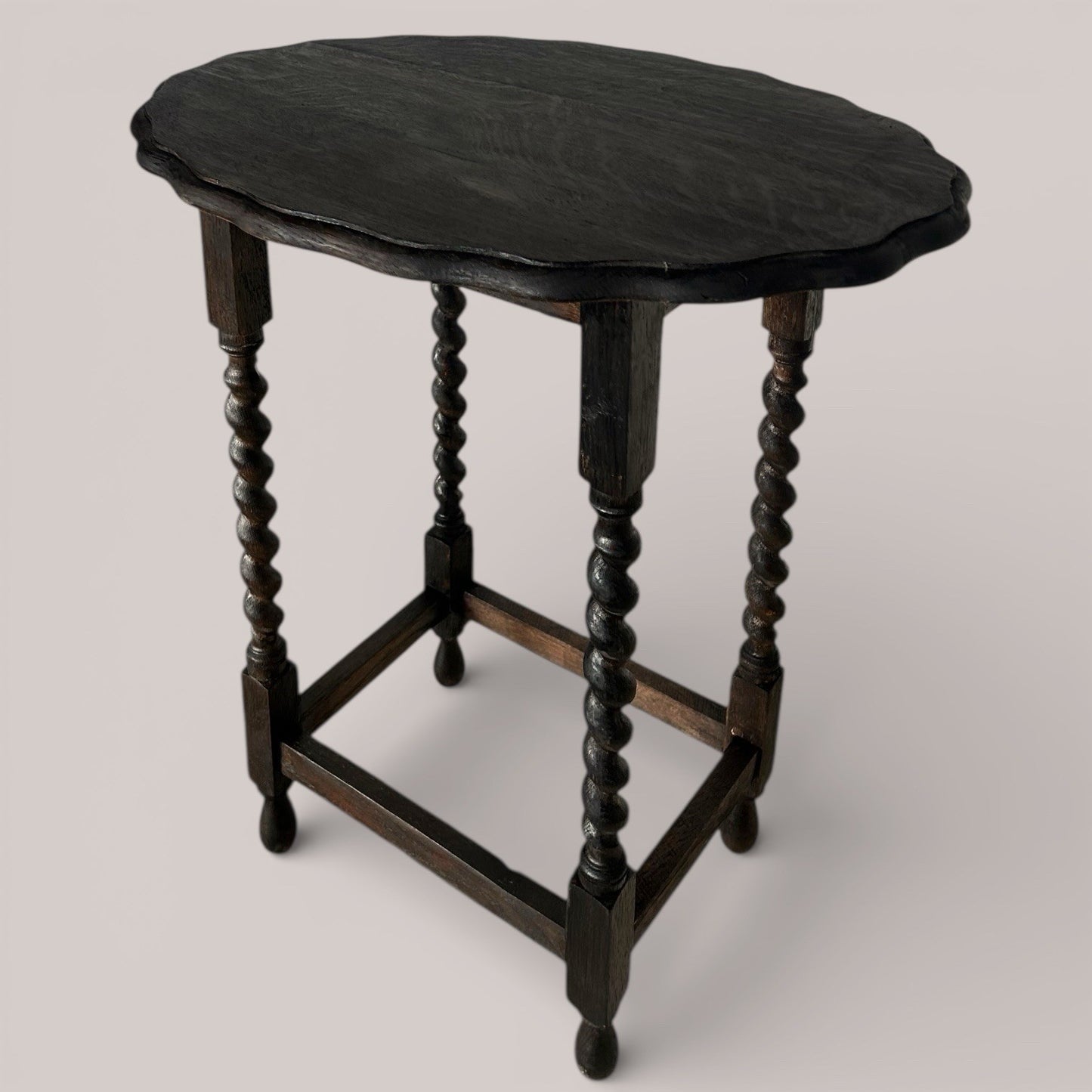 Antique barley twist occasional table