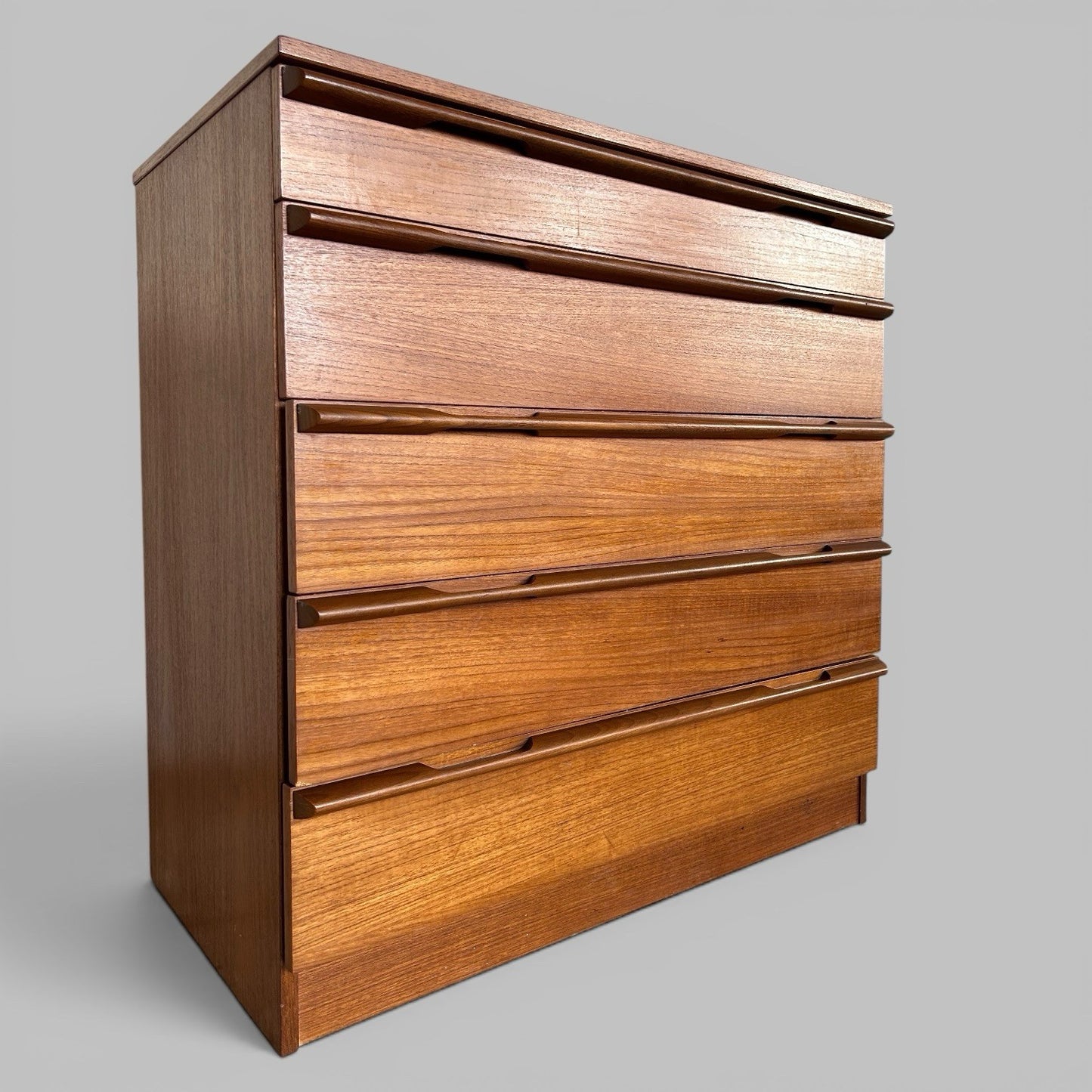 Mid Century Teak Chest of Drawers by Avalon