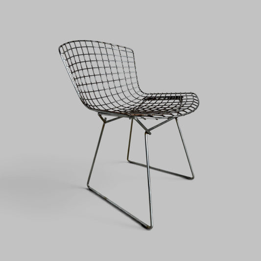 Genuine Knoll Harry Bertoia Model 420 Chrome Wire Side Chair