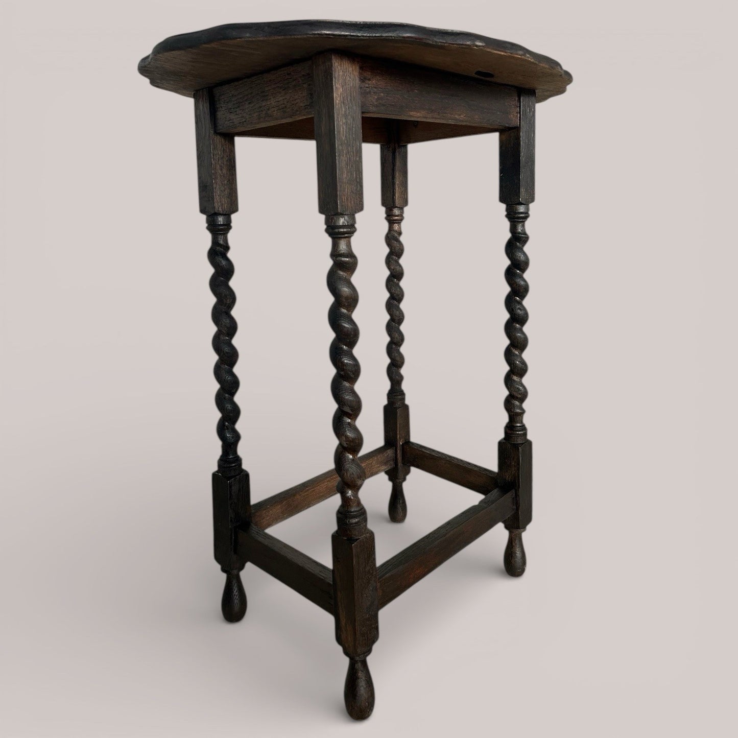 Antique barley twist occasional table