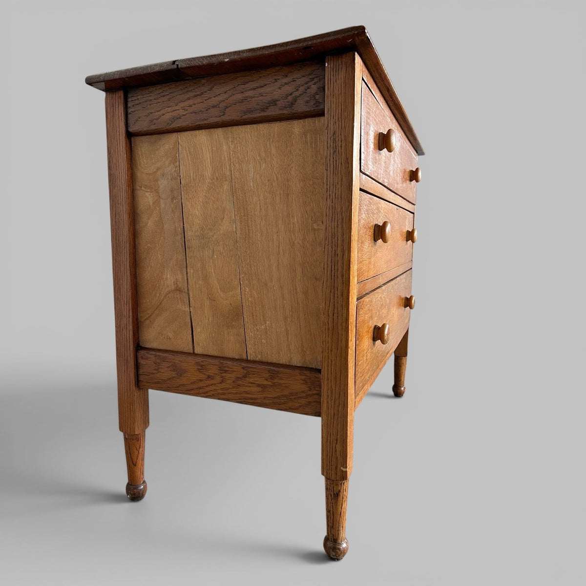 Small Antique Pine Chest of Drawers