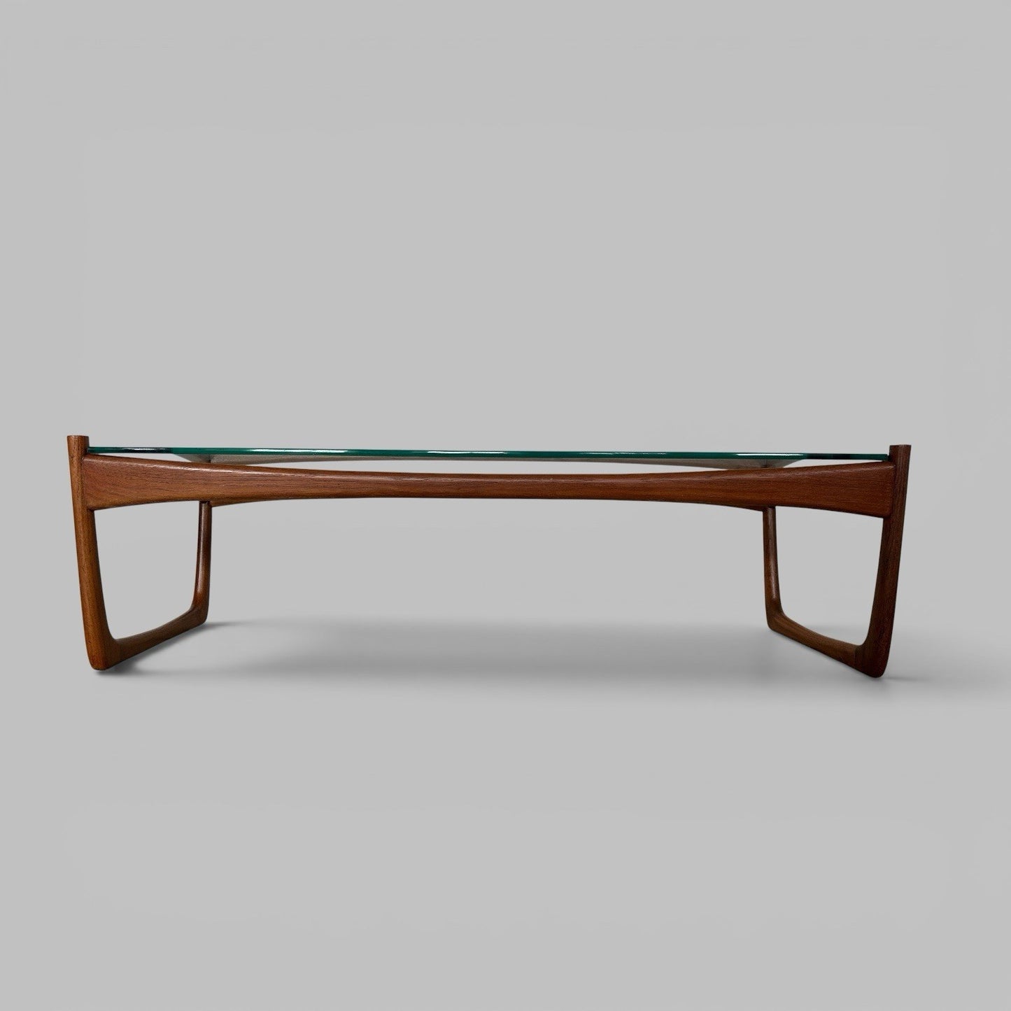Mid Century Teak & Glass Coffee Table