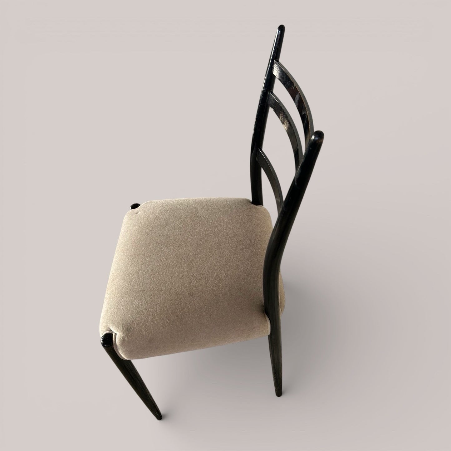 Pair of G Plan Librenza Black Dining Chairs – 1960s Mid Century