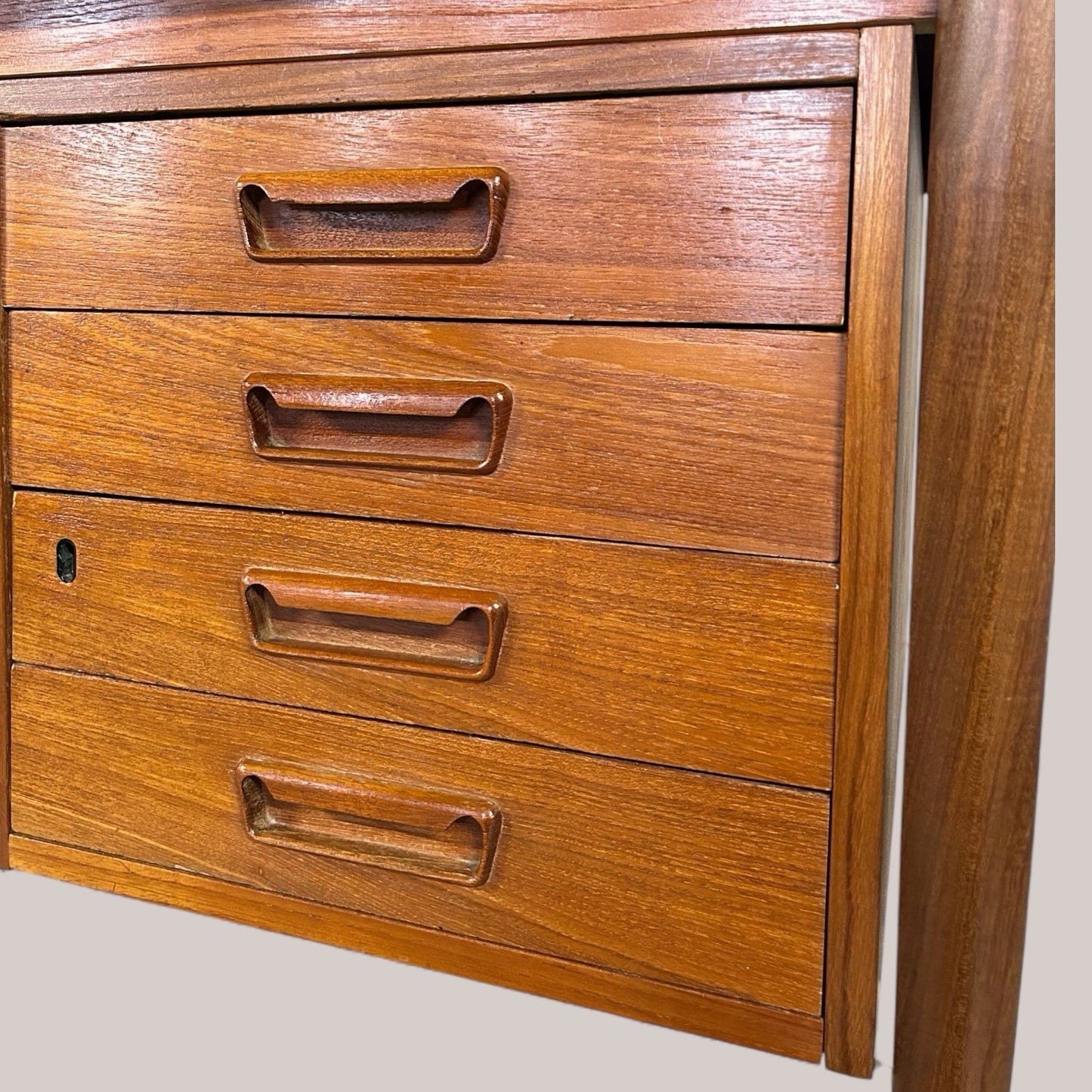Danish 1960s Executive Teak Desk