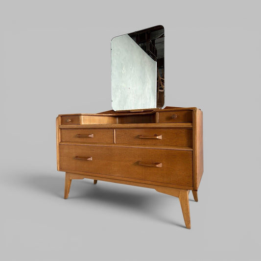 G Plan E Gomme Brandon Vintage Dressing Table with Tilt Mirror