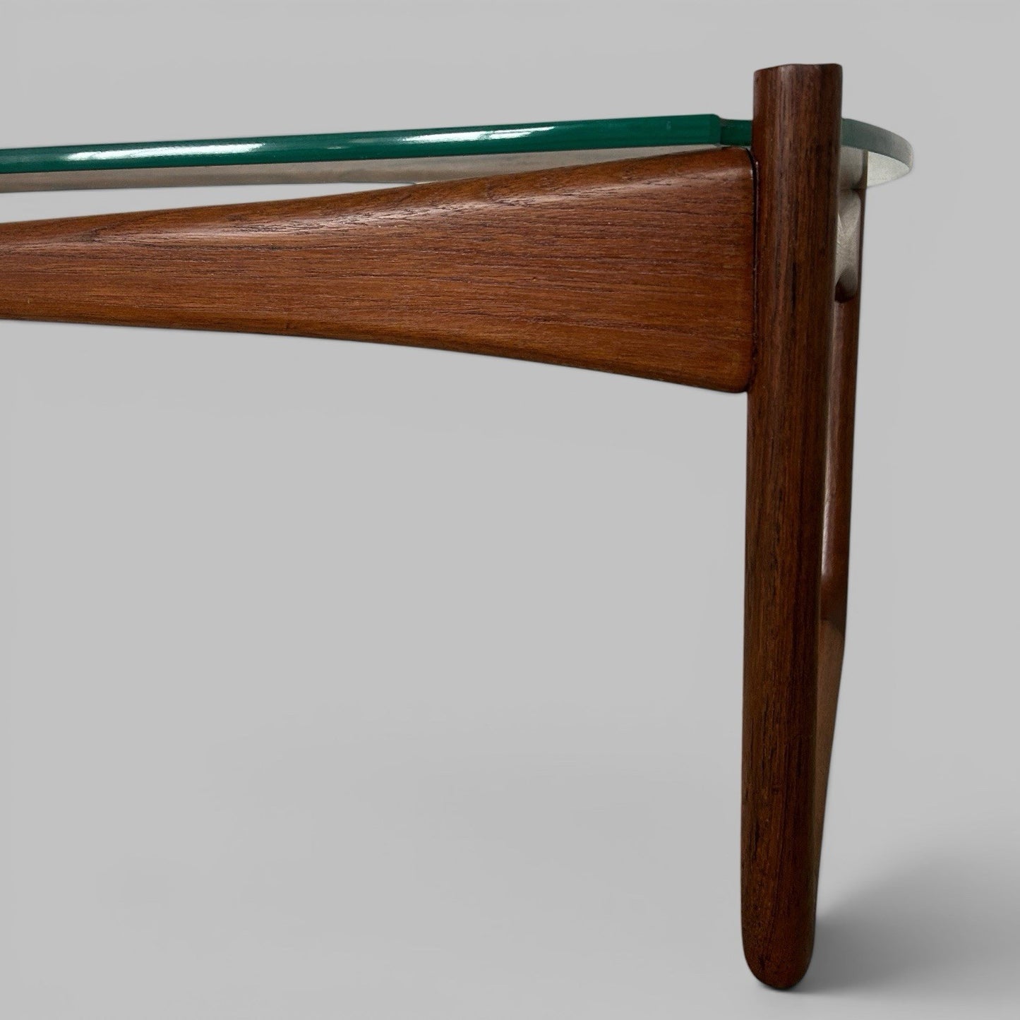 Mid Century Teak & Glass Coffee Table