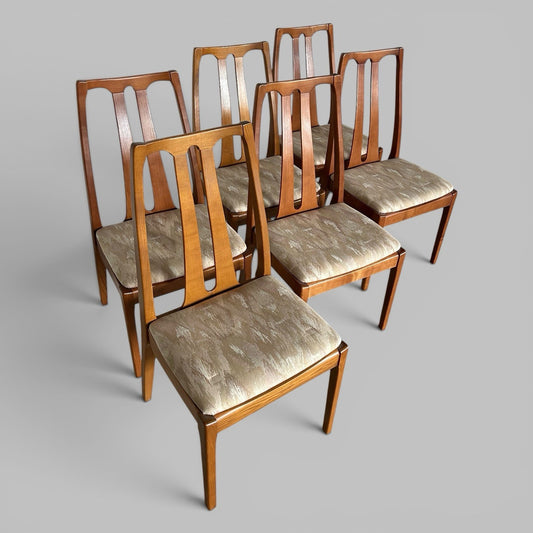 Vintage Parker Knoll Solid Teak Dining Chairs – Set of Four