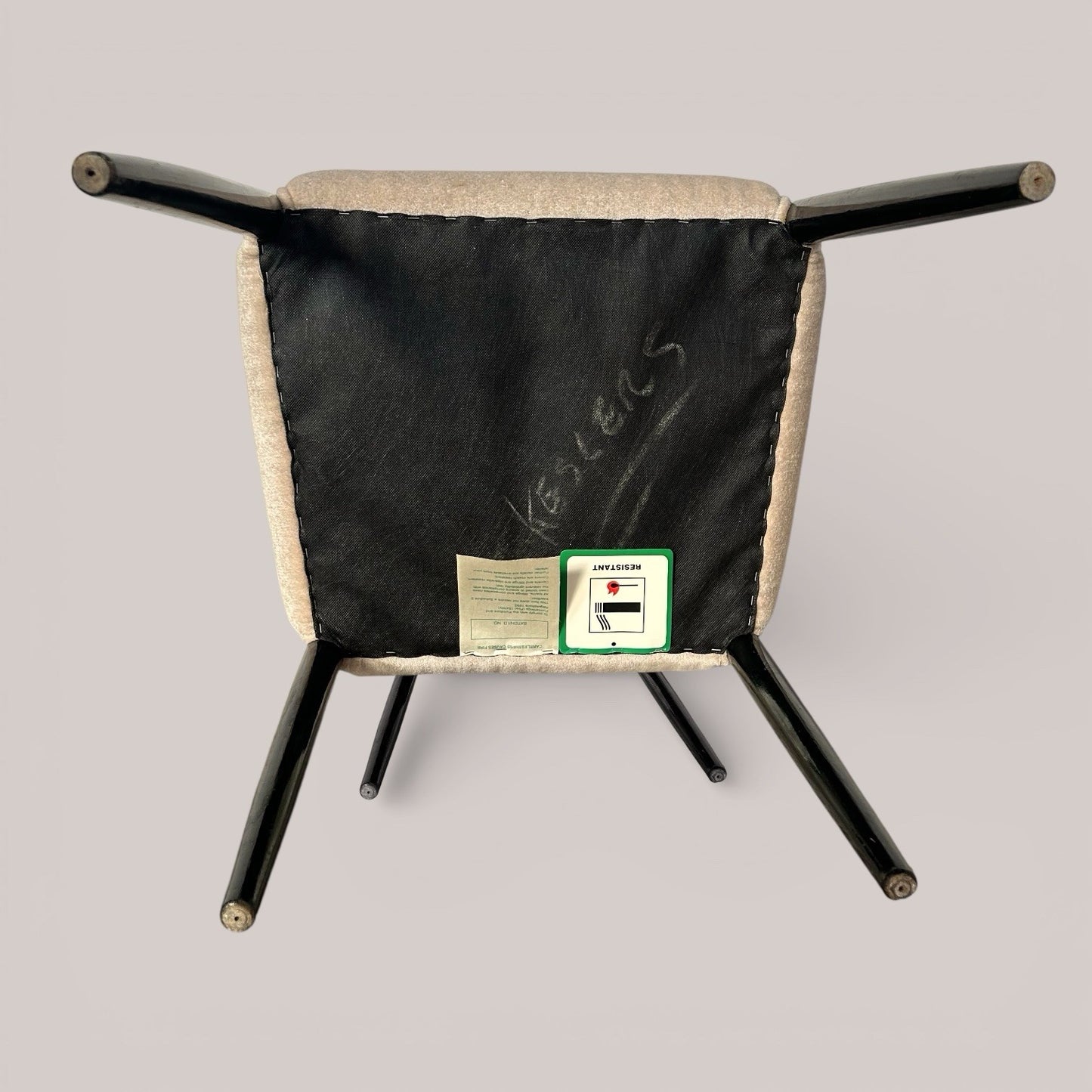 Pair of G Plan Librenza Black Dining Chairs – 1960s Mid Century