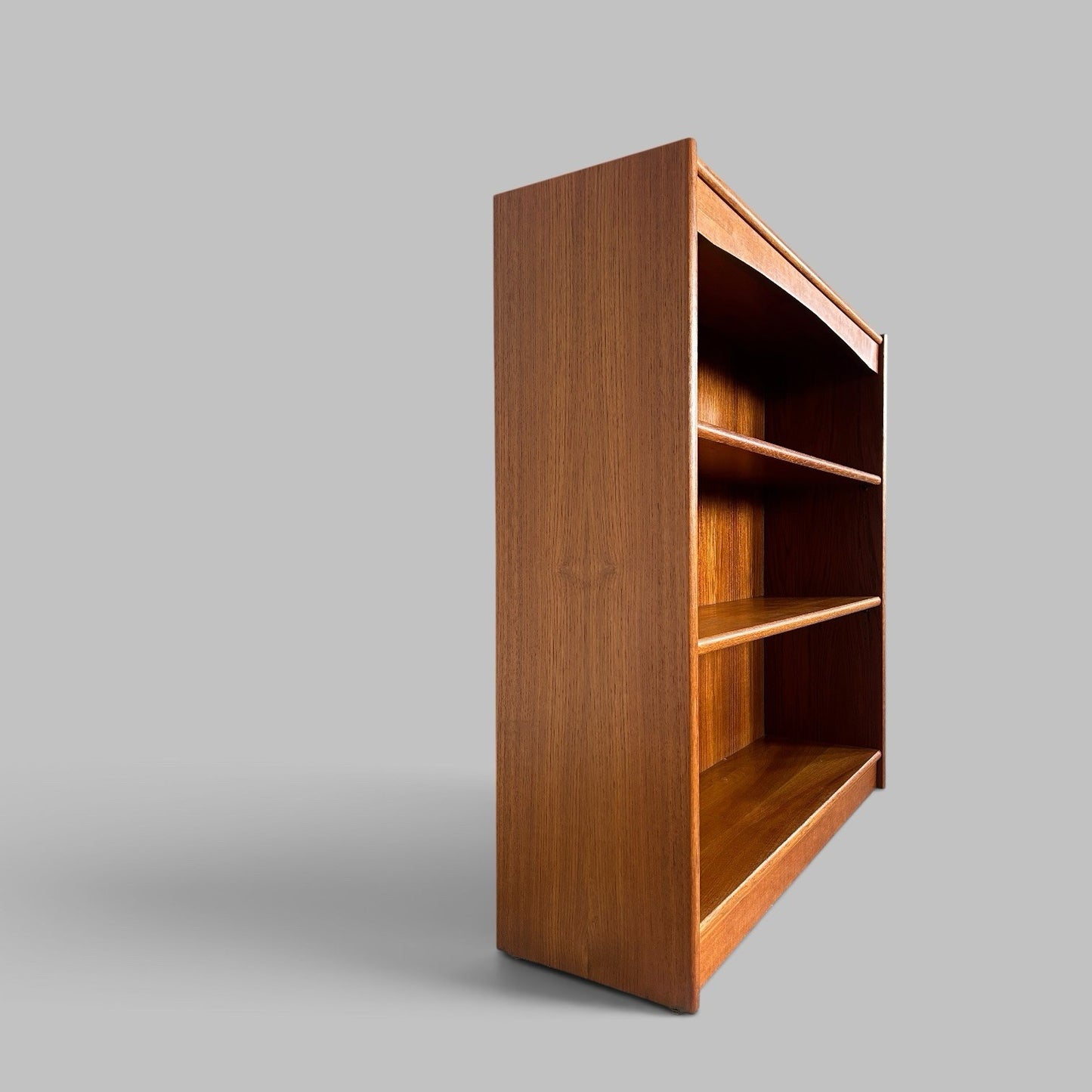Mid Century Teak Bookcase with Adjustable Shelves