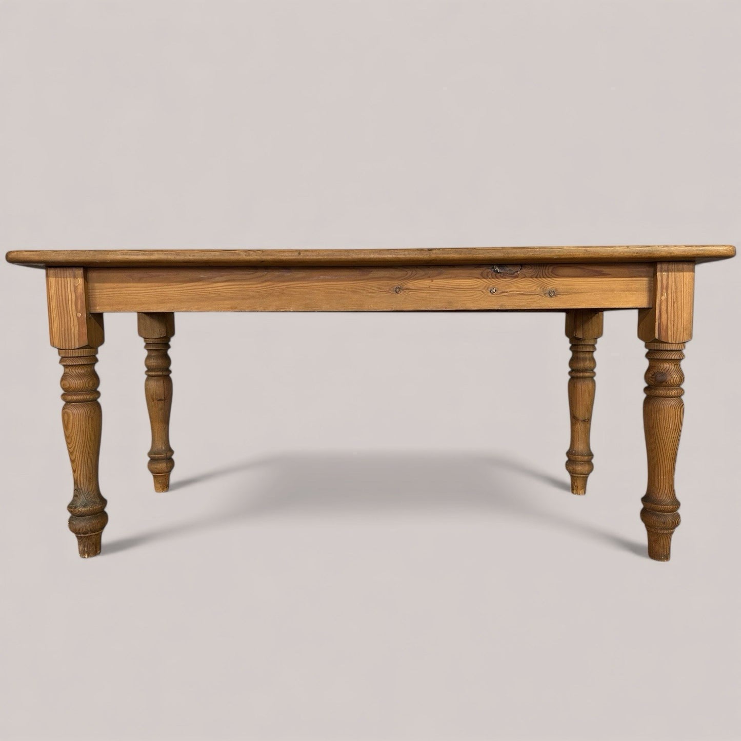 Victorian Style Scrub Top Pine Kitchen Table