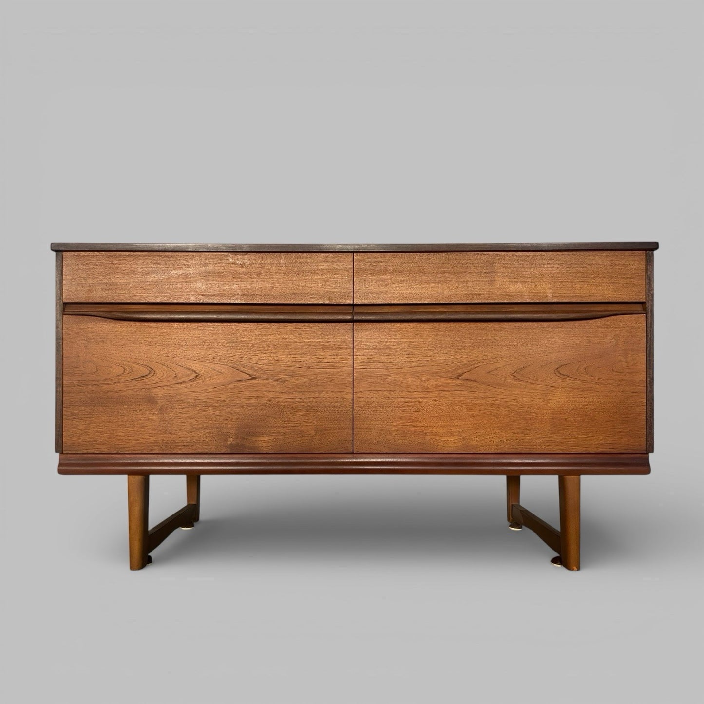Mid Century Teak Sideboard With Concealed Cocktail Bar