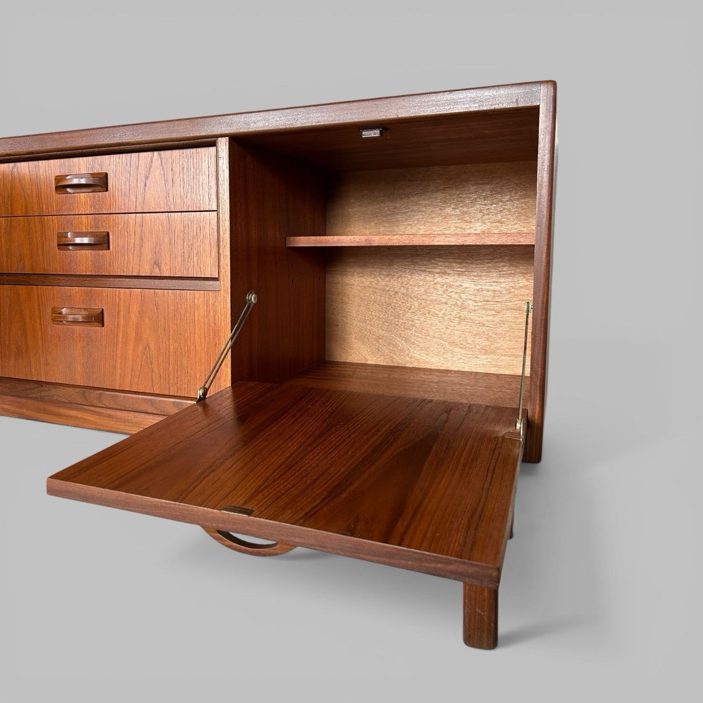 G Plan Sierra Teak Sideboard with Drinks Cabinet – Mid Century G Plan