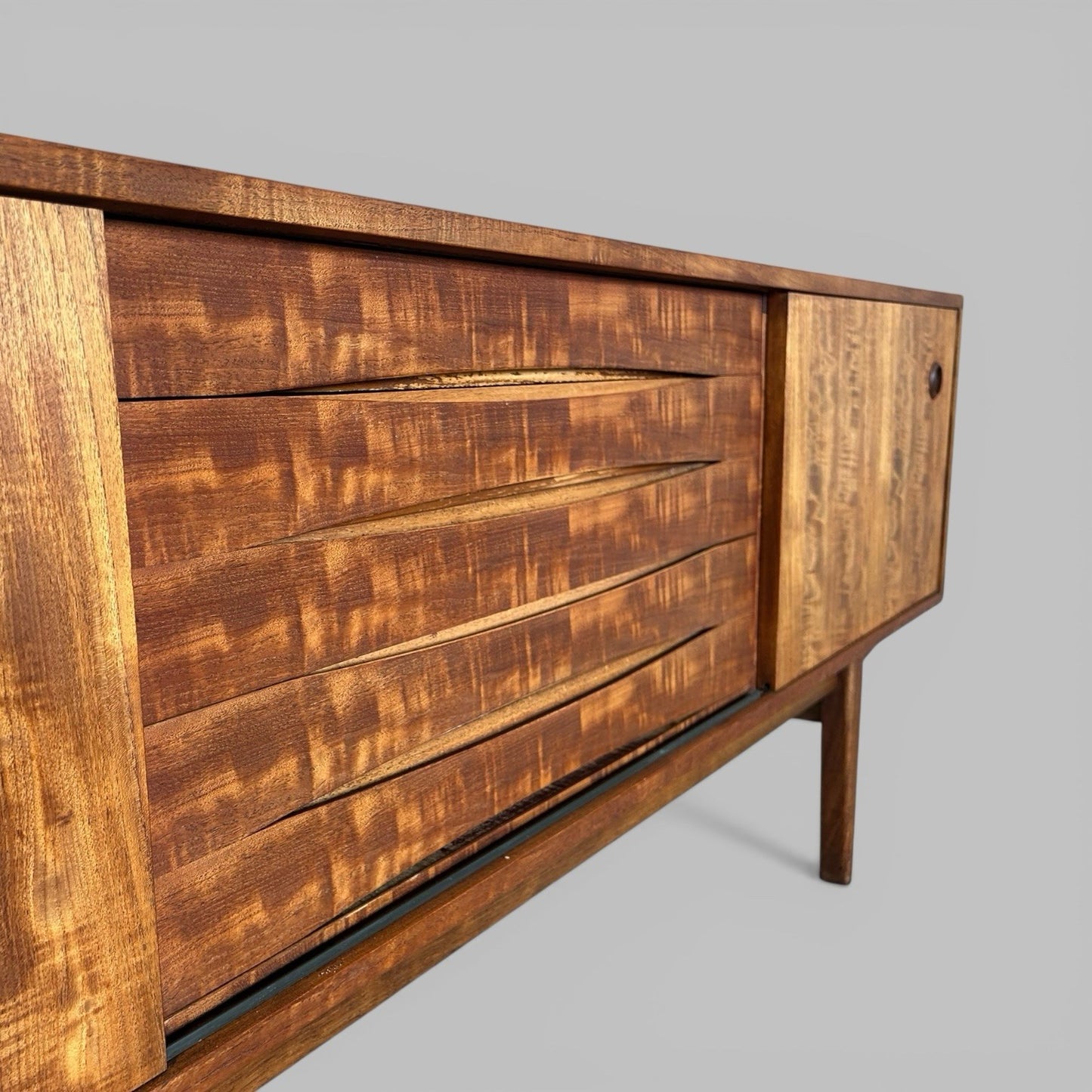 Danish Style Teak Sideboard – Mid Century Scandinavian Storage Unit