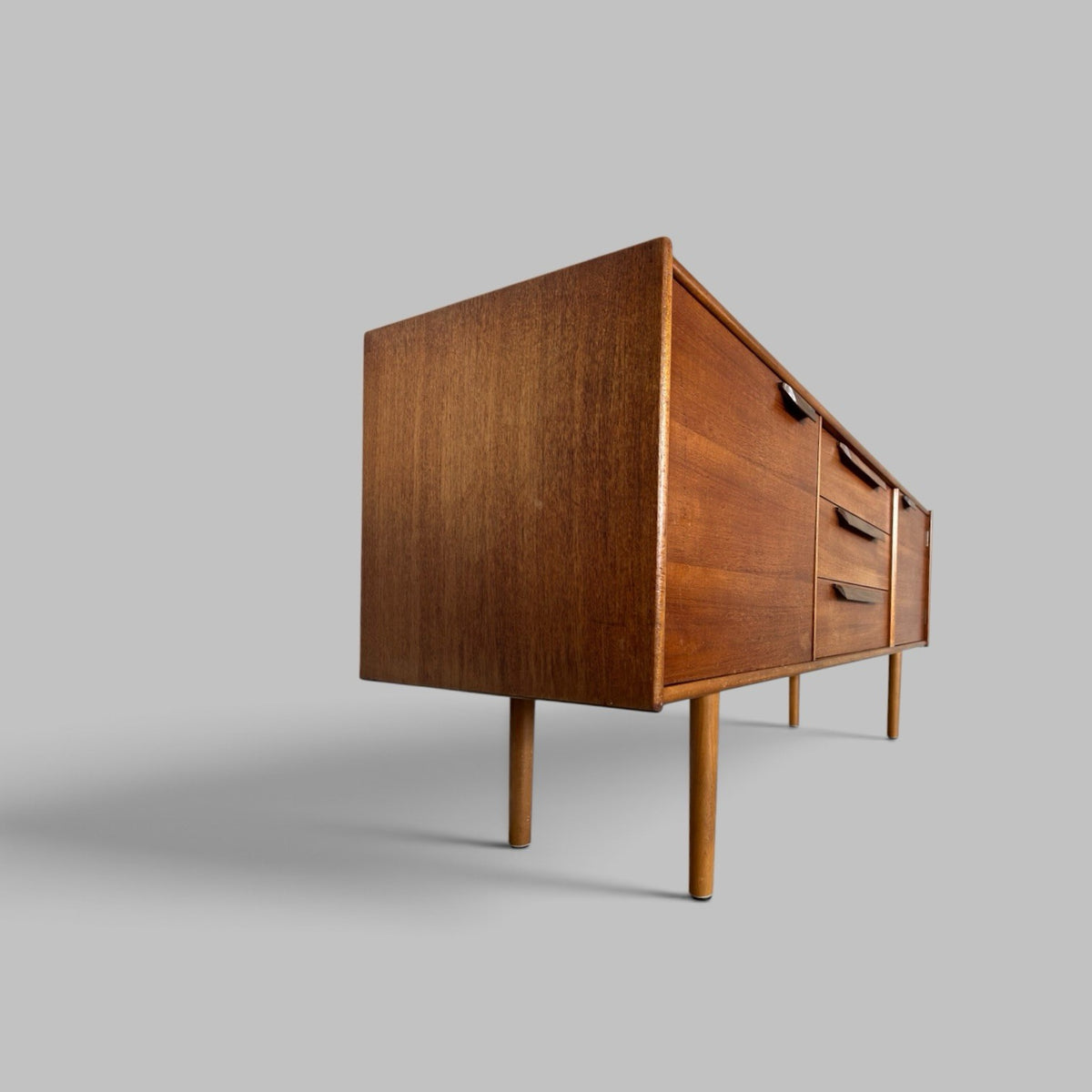 Mid Century Teak Sideboard by A. Younger – Three Drawers