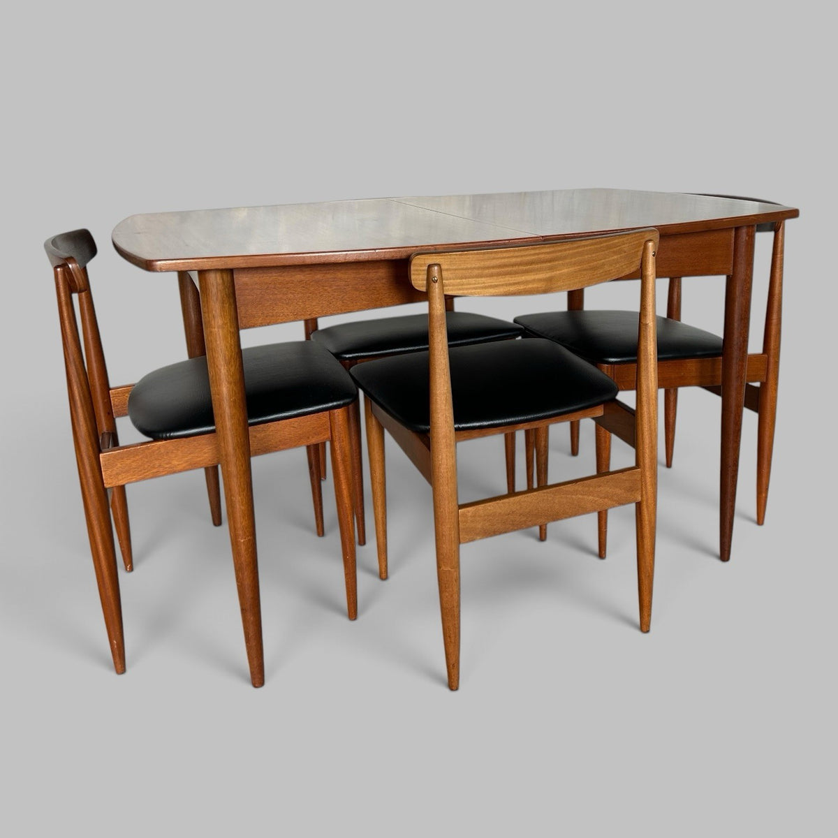 1964 White & Newton Teak Extending Dining Table & Four Chairs