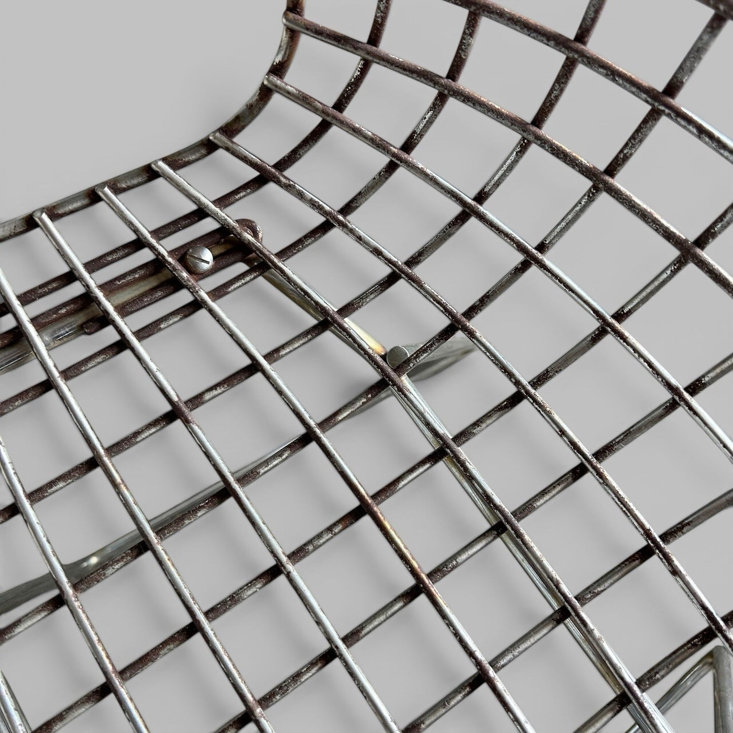 Genuine Knoll Harry Bertoia Model 420 Chrome Wire Side Chair