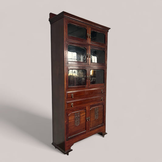 Victorian Mahogany Glazed Display Cabinet