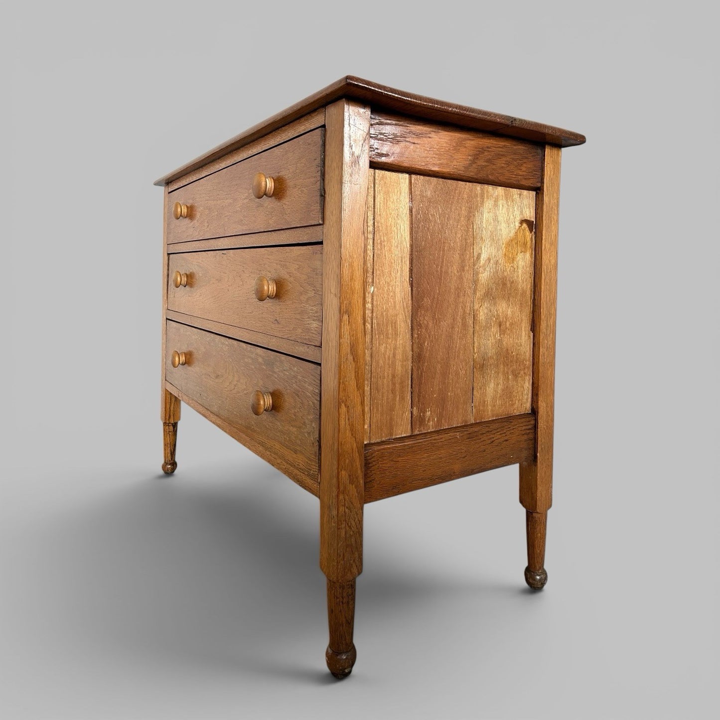 Small Antique Pine Chest of Drawers