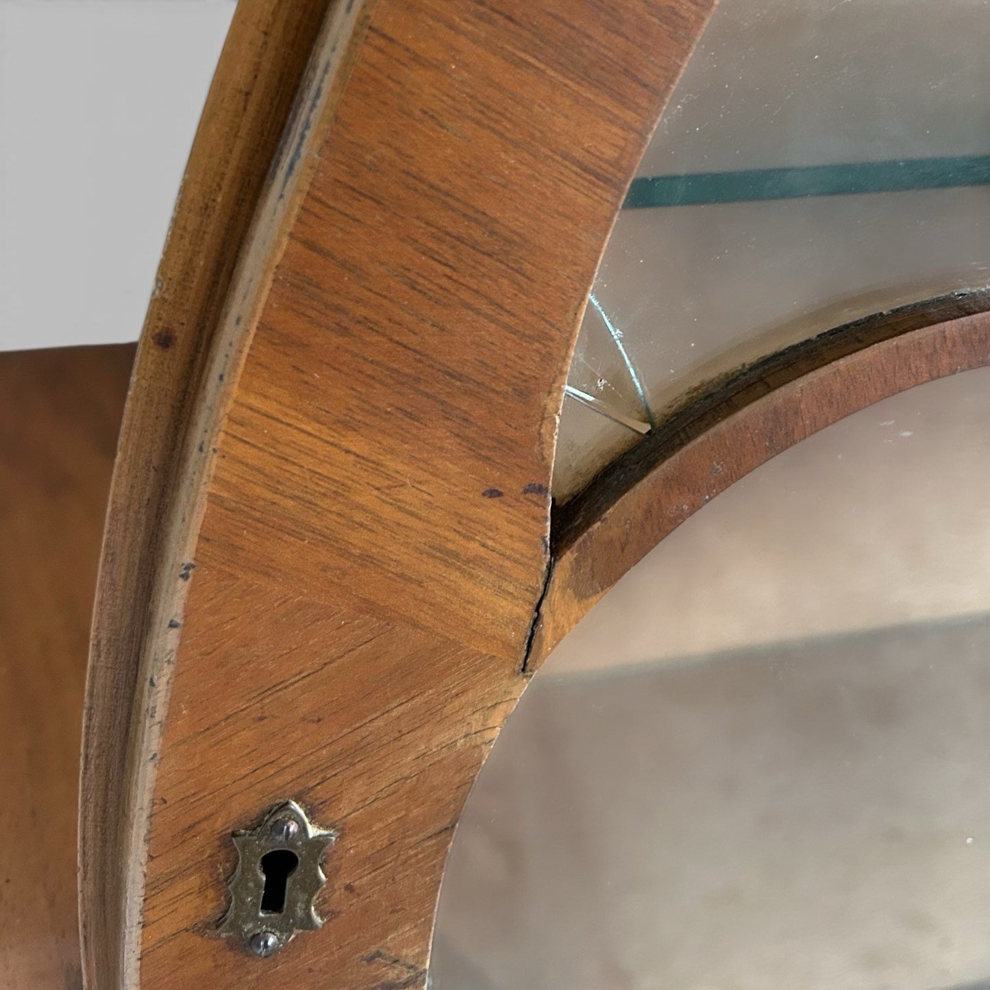Art Deco Display Cabinet with Glazed Doors