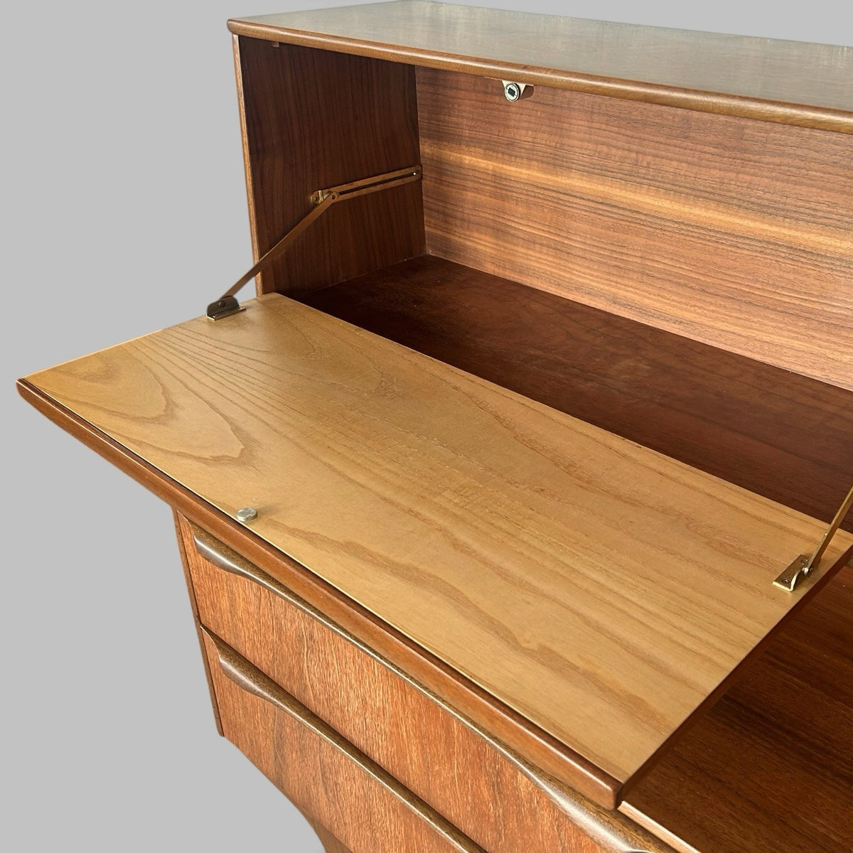 1960s Sutcliffe of Todmorden Highboard with Drinks Cabinet