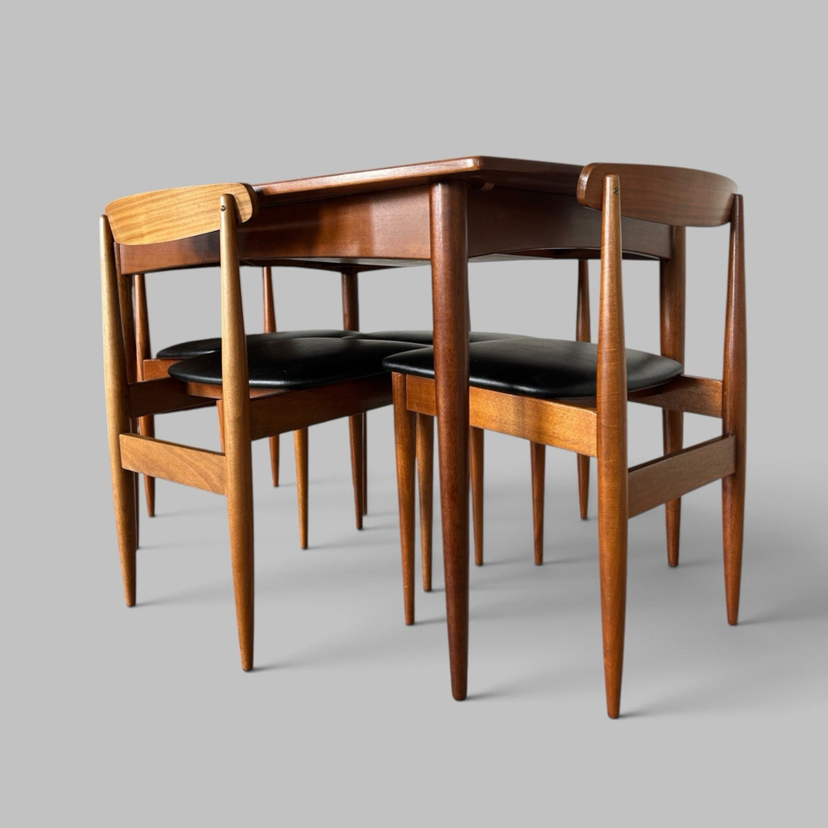 1964 White & Newton Teak Extending Dining Table & Four Chairs