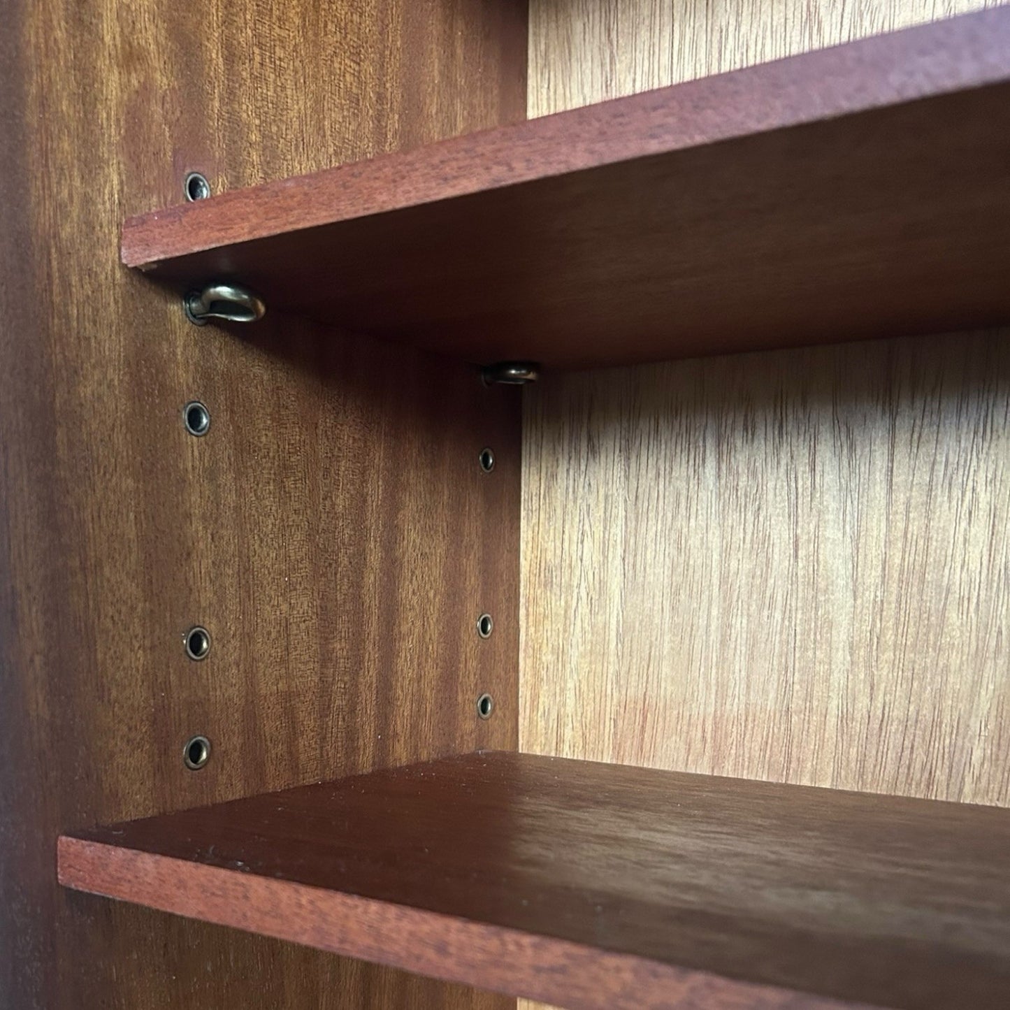 Mid Century Teak Glazed Bookcase