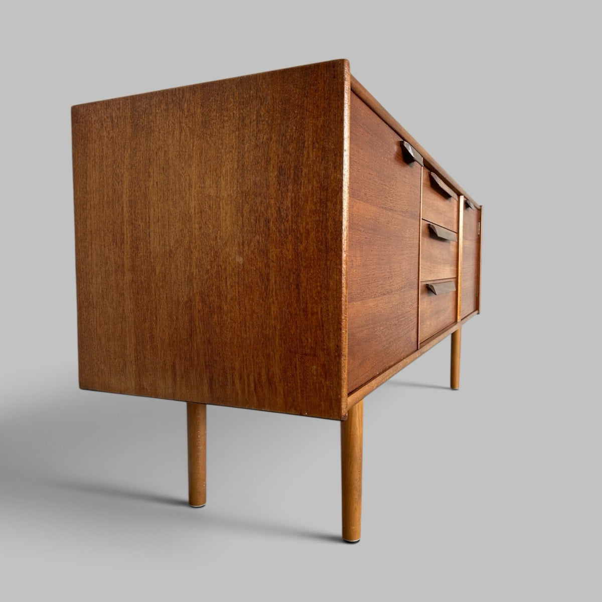 Mid Century Teak Sideboard by A. Younger – Three Drawers