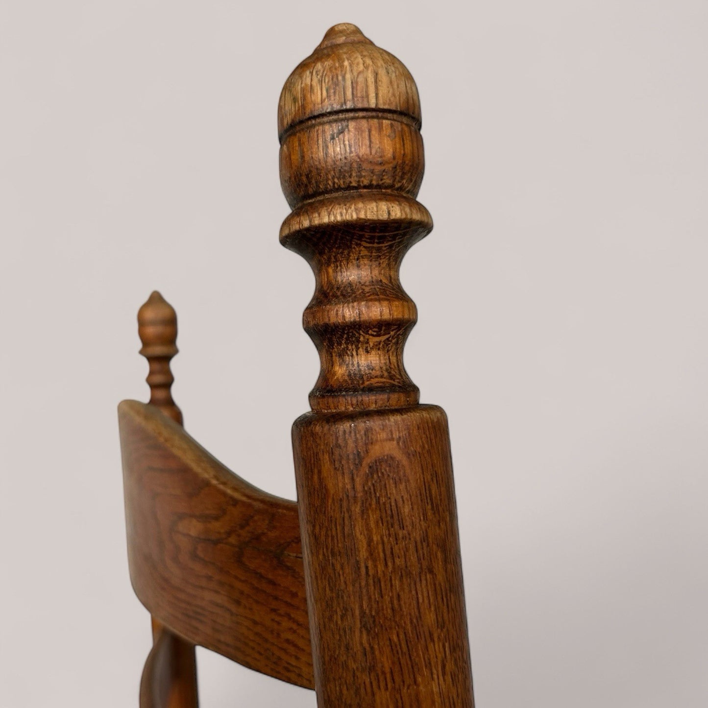 4 SOLID OAK FARMHOUSE DINING CHAIRS