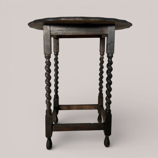 Antique barley twist occasional table