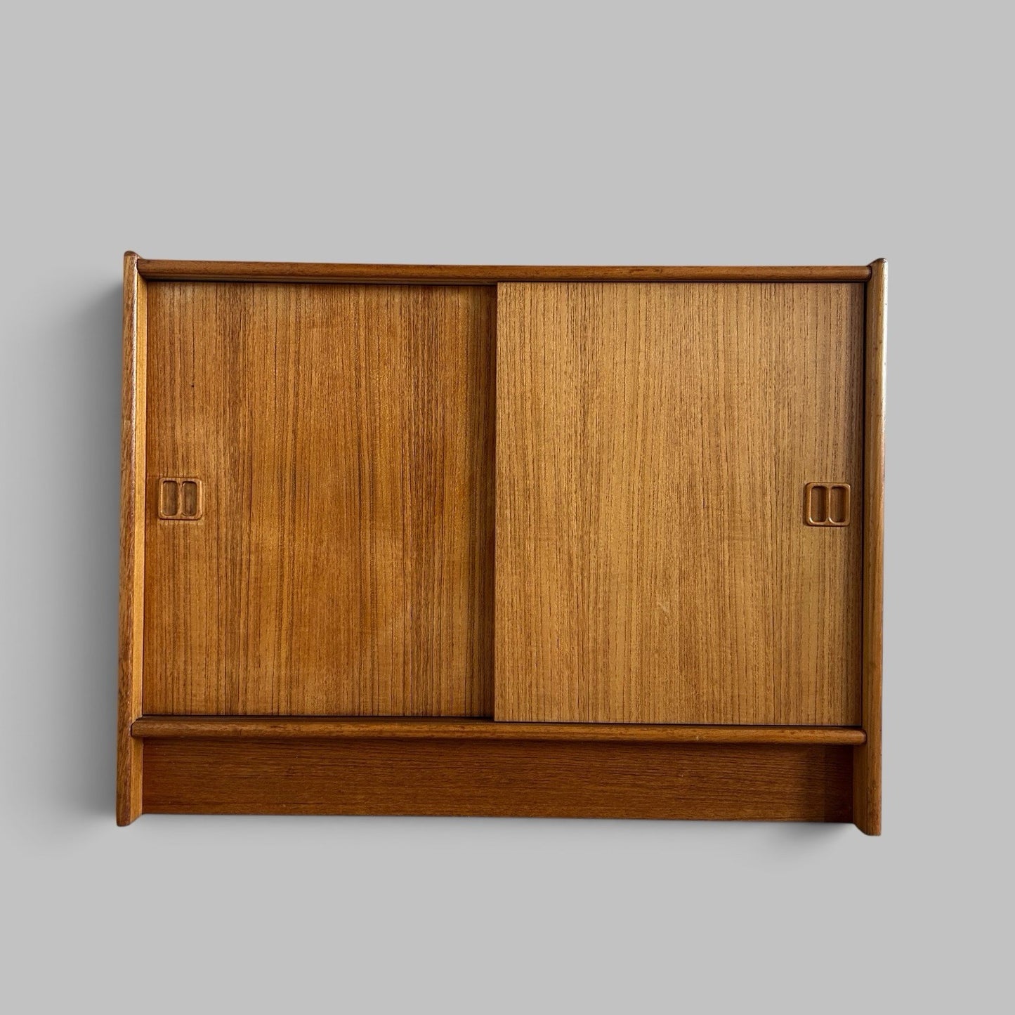 Swedish Teak Sliding Door Cupboard