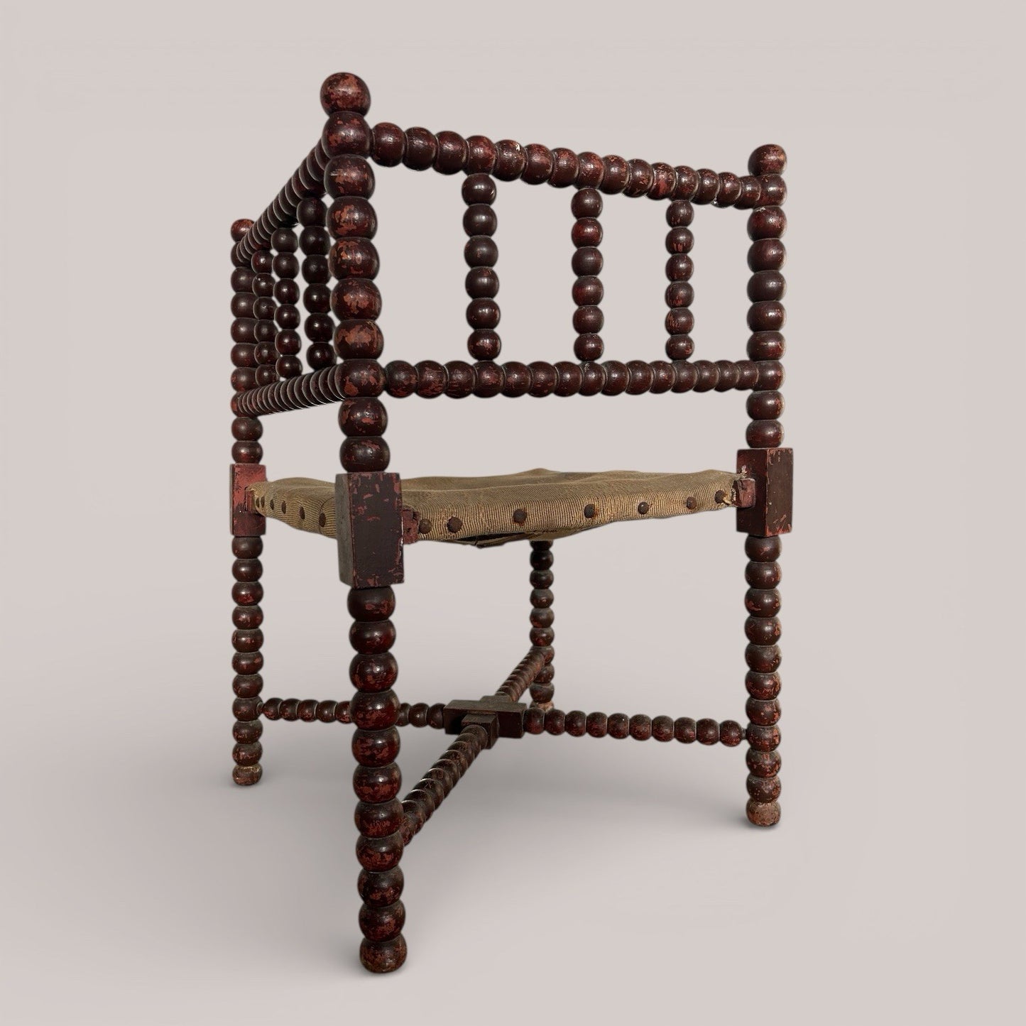 Antique French bobbin chair