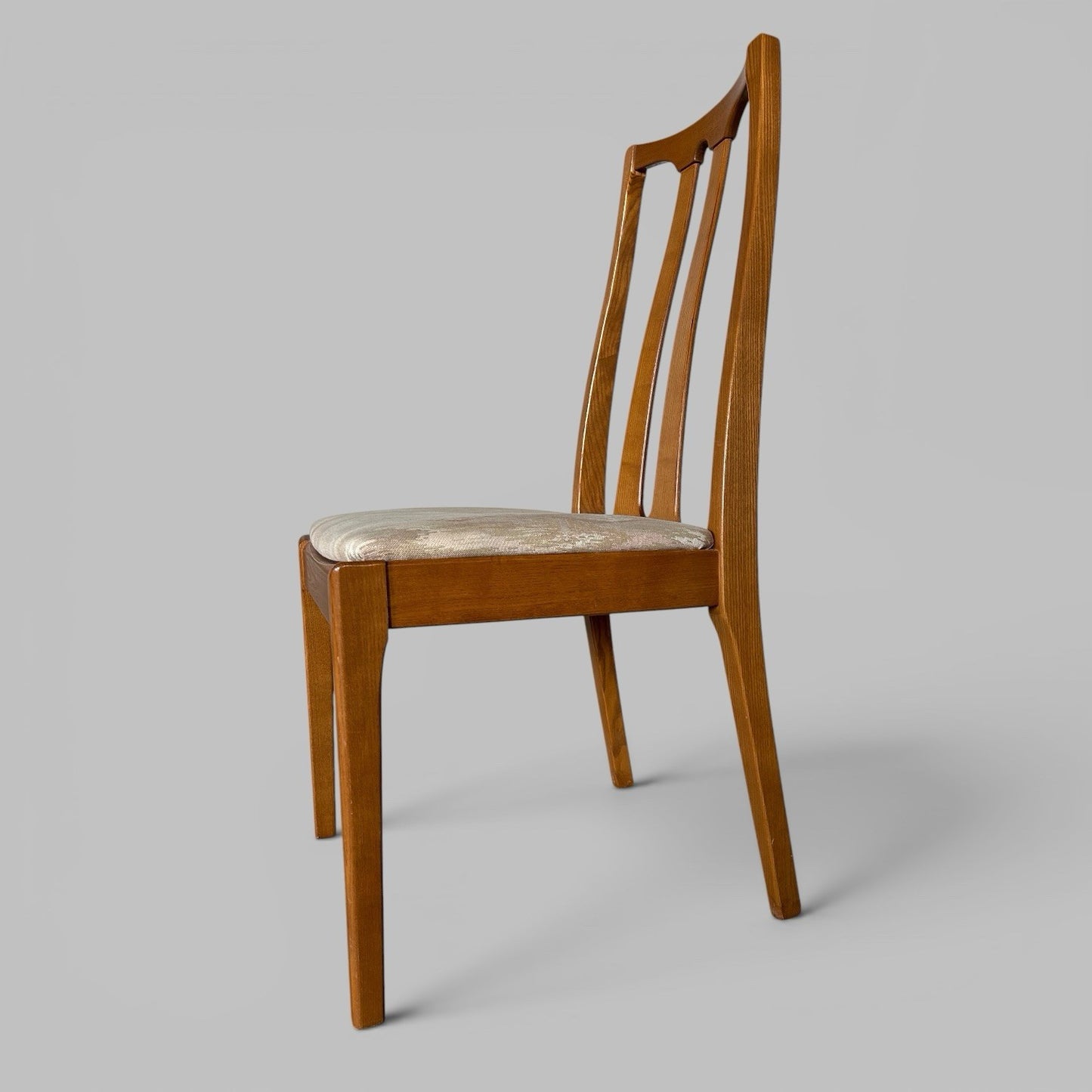 Vintage Parker Knoll Solid Teak Dining Chairs – Set of Four