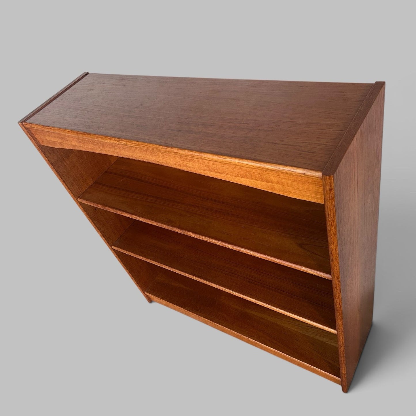 Mid Century Teak Bookcase with Adjustable Shelves