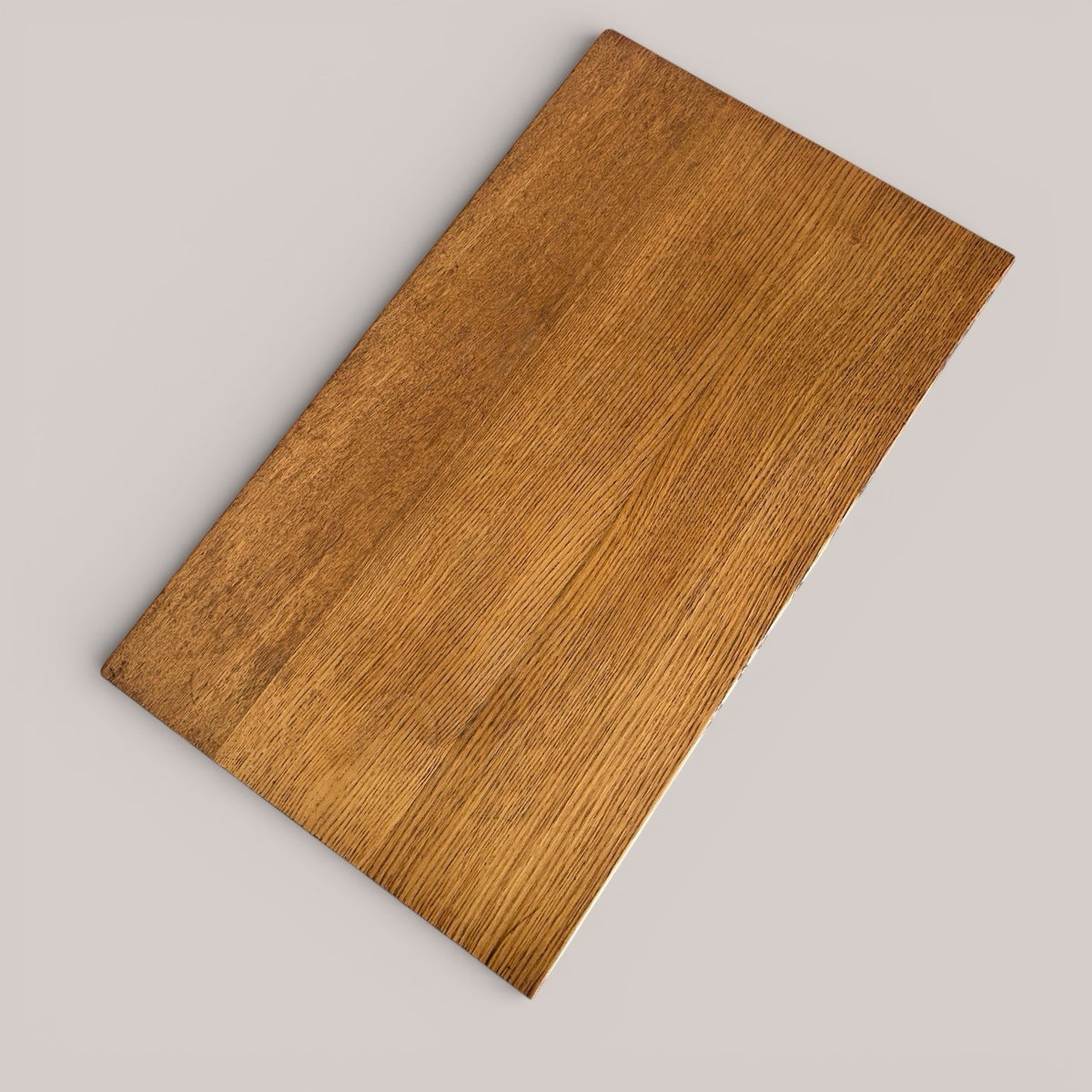 Oak side table / coffee table with magazine rack