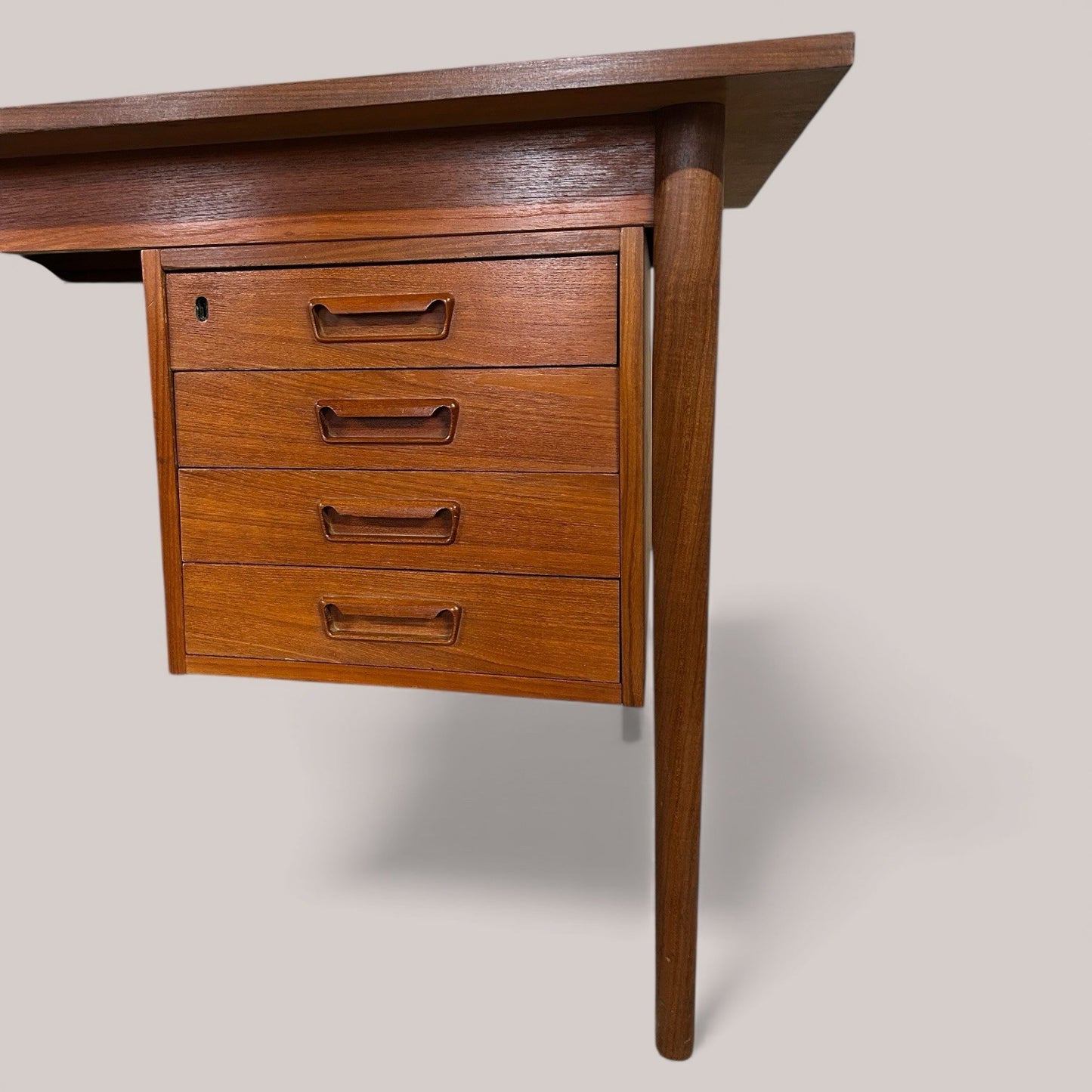 Danish 1960s Executive Teak Desk