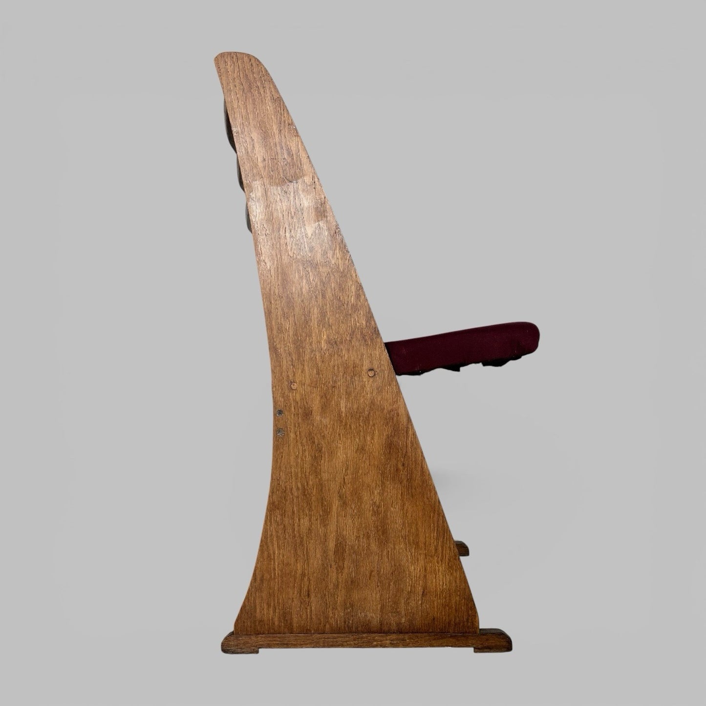 Solid Oak Folk Art / Apprentice-Made Chair