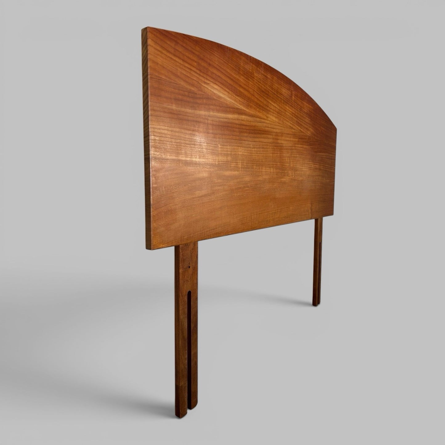 Mid Century Solid Teak Double Headboard