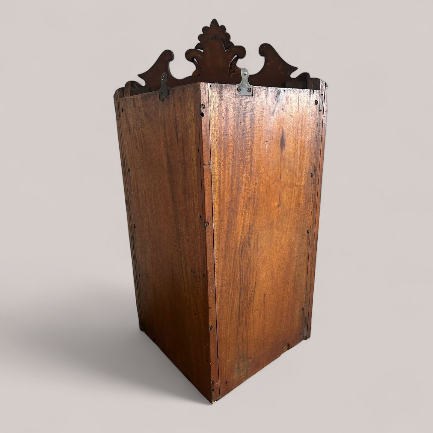 Edwardian Wall-Mounted Corner Cupboard / Display Case