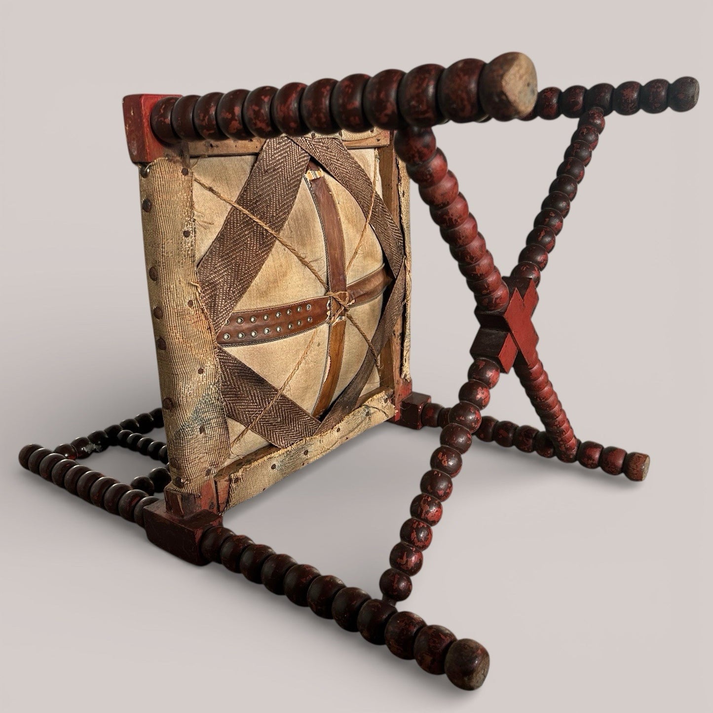 Antique French bobbin chair